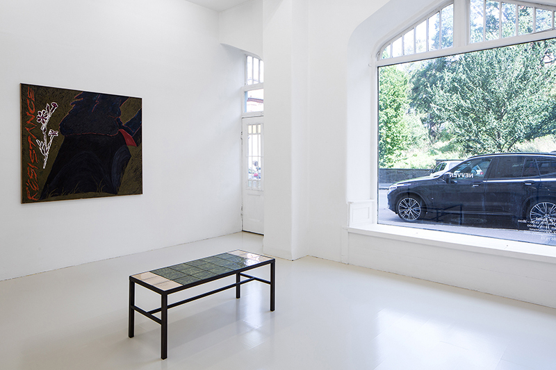 Stevie Dix, Belgian Techno installation view.