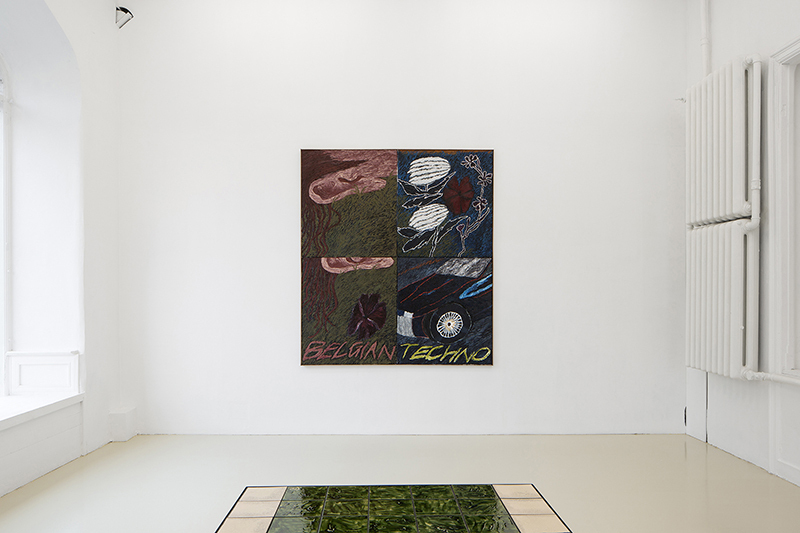 Stevie Dix, Belgian Techno installation view.