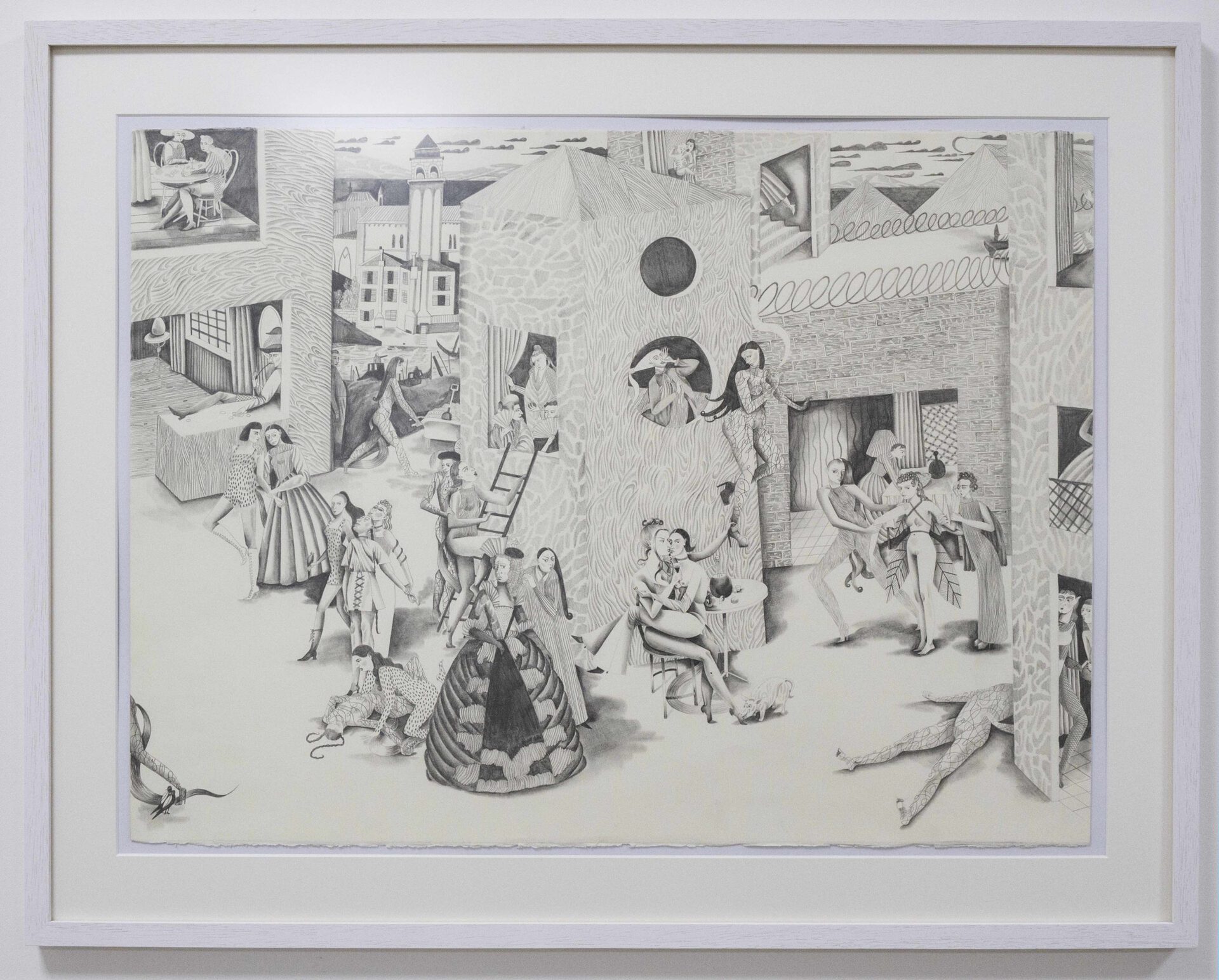 Jessie Makinson, “Dear Demon”, 2020, pencil on paper, courtesy the artist and Fabian Lang, Zurich