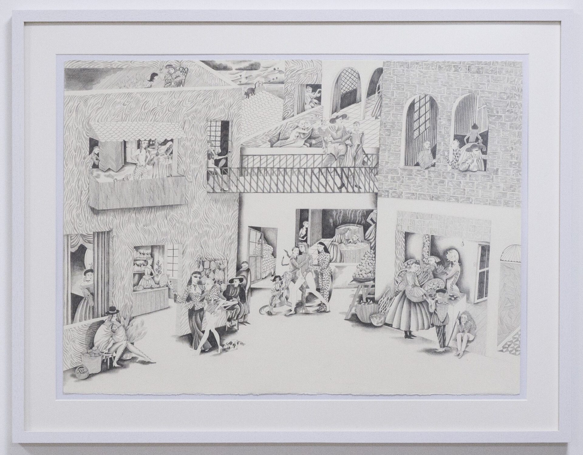 Jessie Makinson, “Good Sleeper”, 2020, pencil on paper, courtesy the artist and Fabian Lang, Zurich