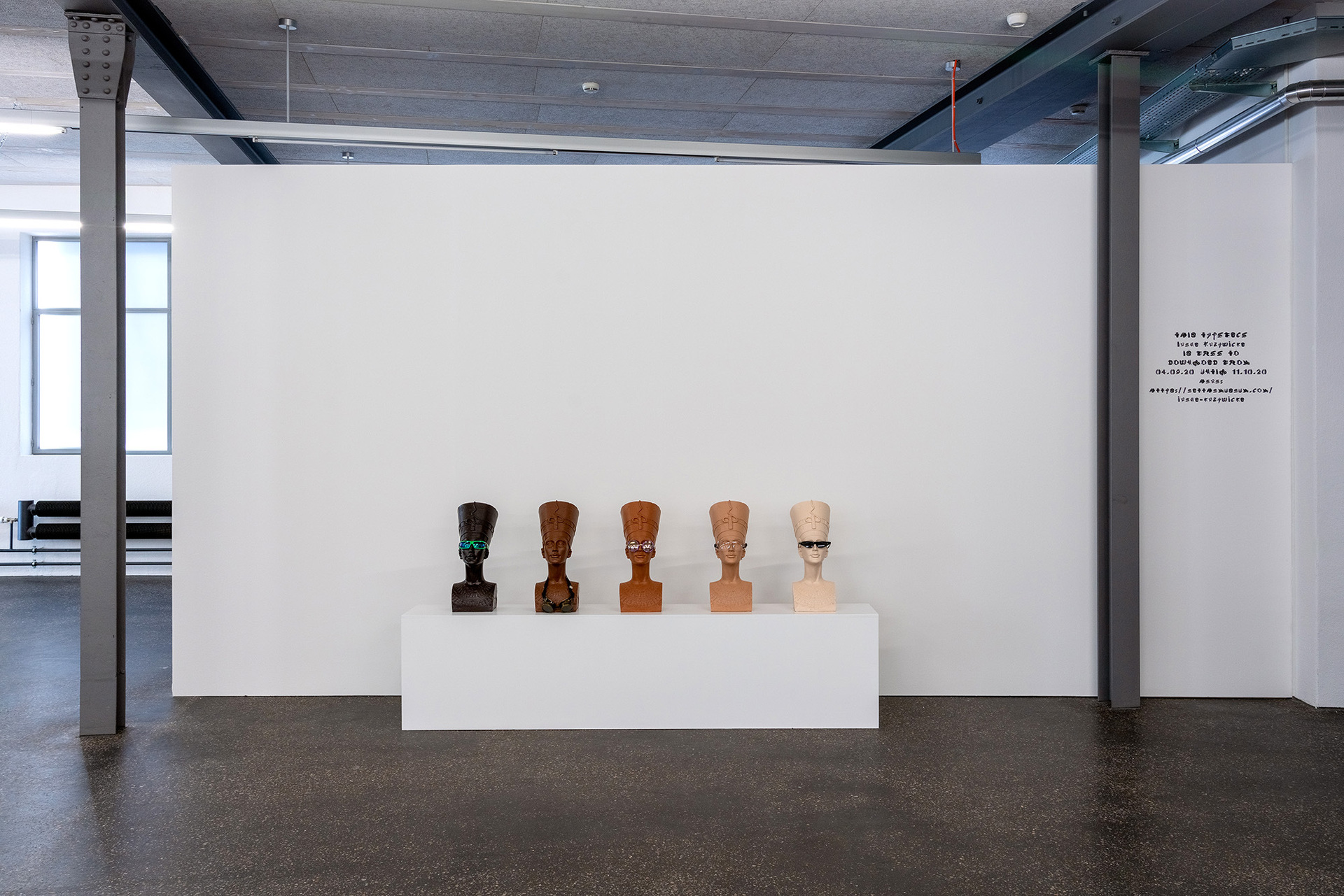 Eat the Museum, installation view, Alte Fabrik, Rapperswil (CH) 2020. Photo: Niklas Goldbach