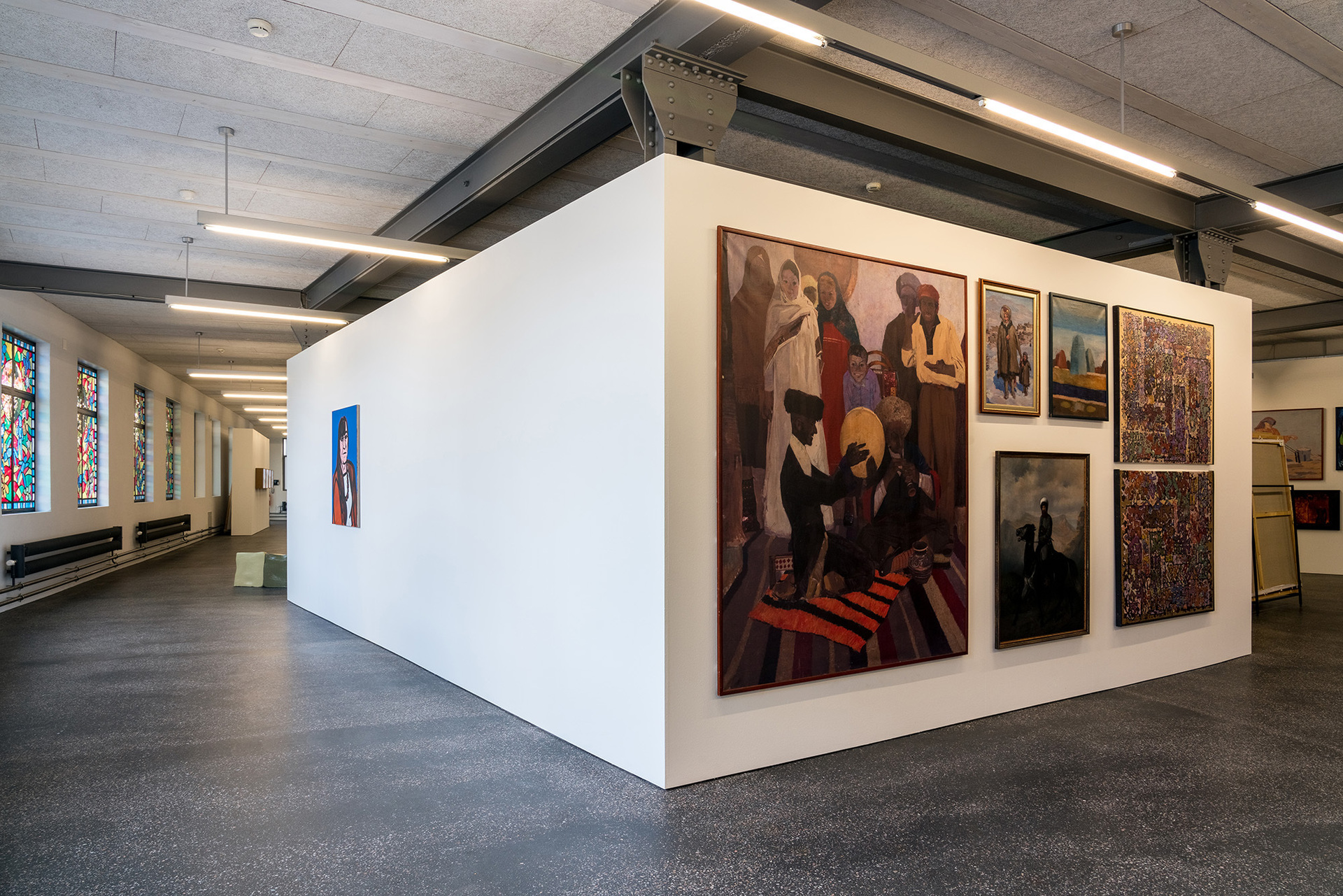 Eat the Museum, installation view, Alte Fabrik, Rapperswil (CH) 2020. Photo: Niklas Goldbach