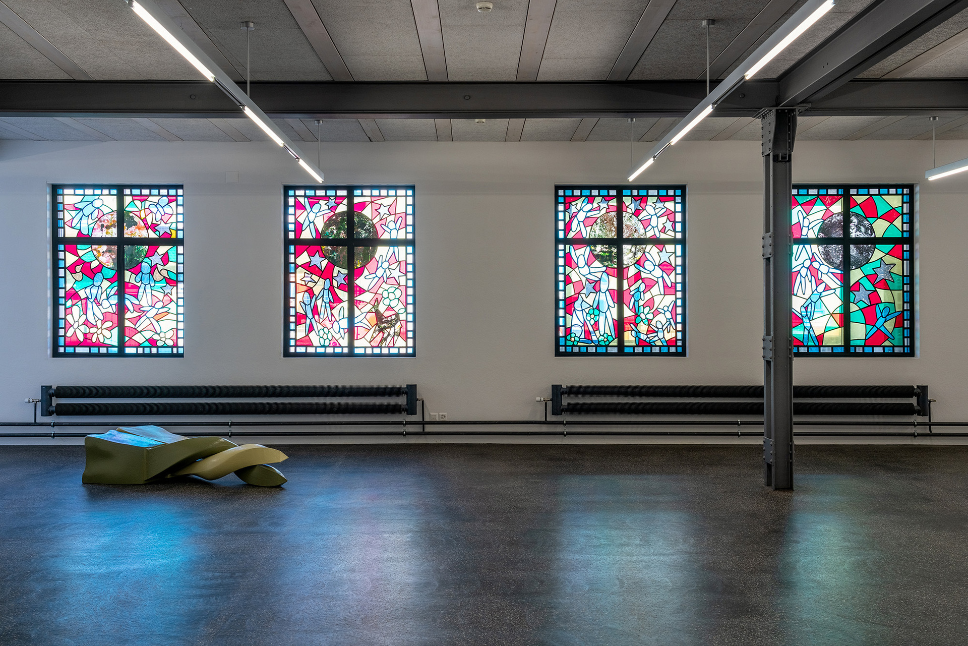 Eat the Museum, installation view, Alte Fabrik, Rapperswil (CH) 2020. Photo: Niklas Goldbach