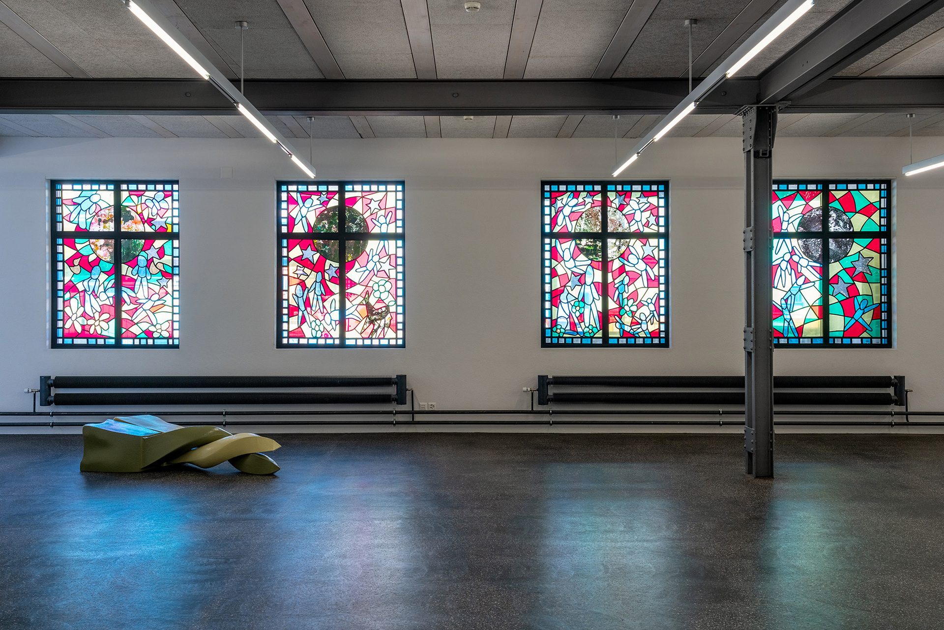 Eat the Museum, installation view, Alte Fabrik, Rapperswil (CH) 2020.  Photo: Niklas Goldbach