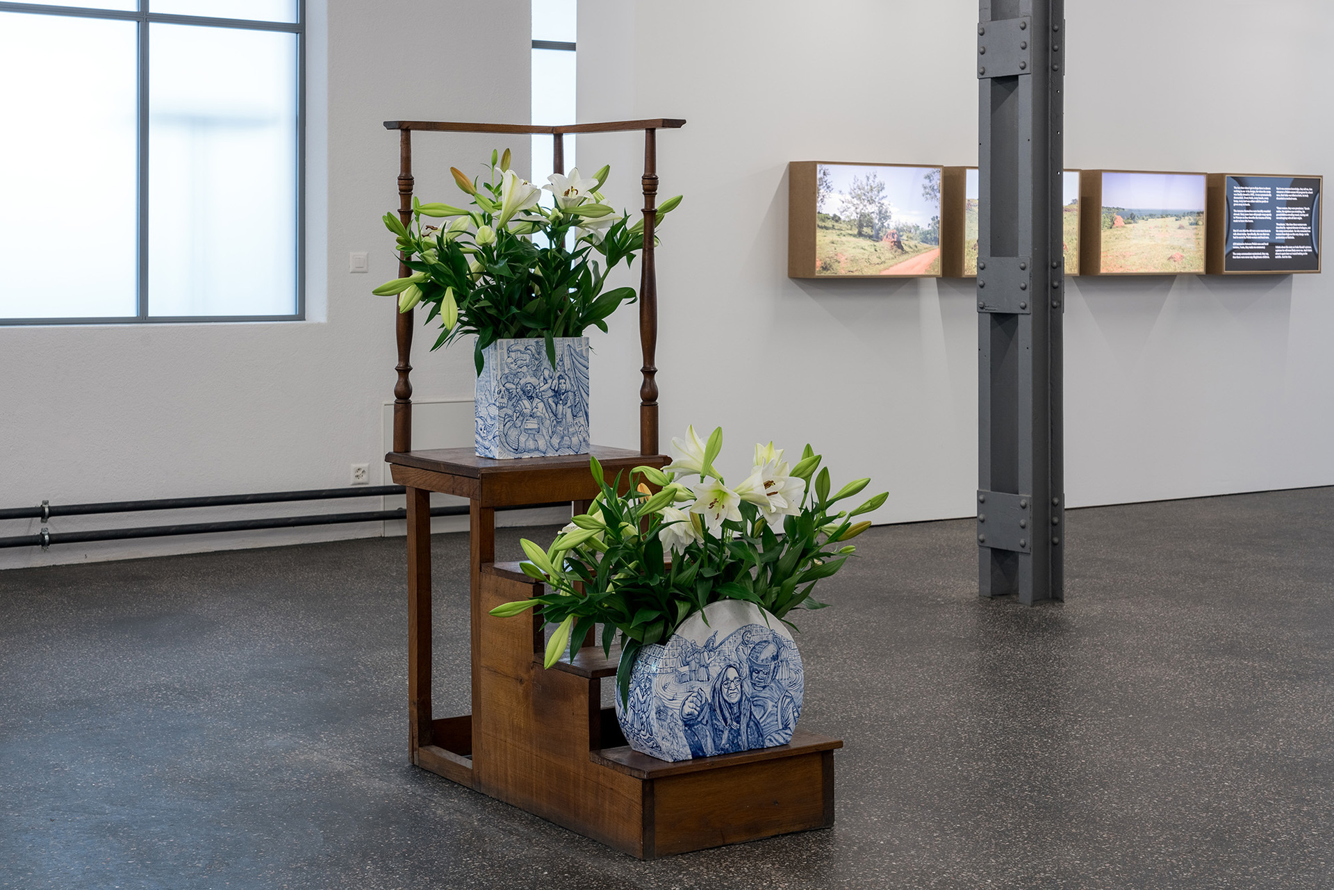 Eat the Museum, installation view, Alte Fabrik, Rapperswil (CH) 2020. Photo: Niklas Goldbach