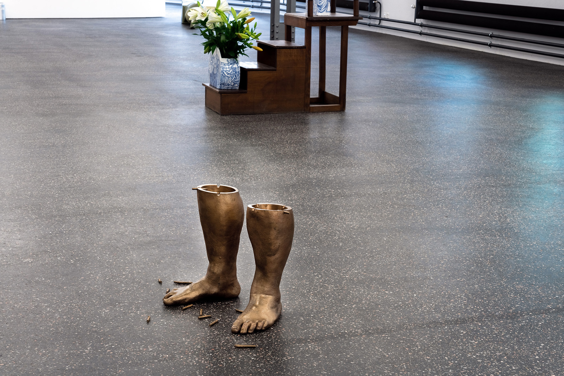 Viron Erol Vert, Ykhalili Baydatak! / Long live your balls! (2017), installation view, Alte Fabrik, Rapperswil (CH) 2020. Courtesy the artist. Photo: Niklas Goldbach