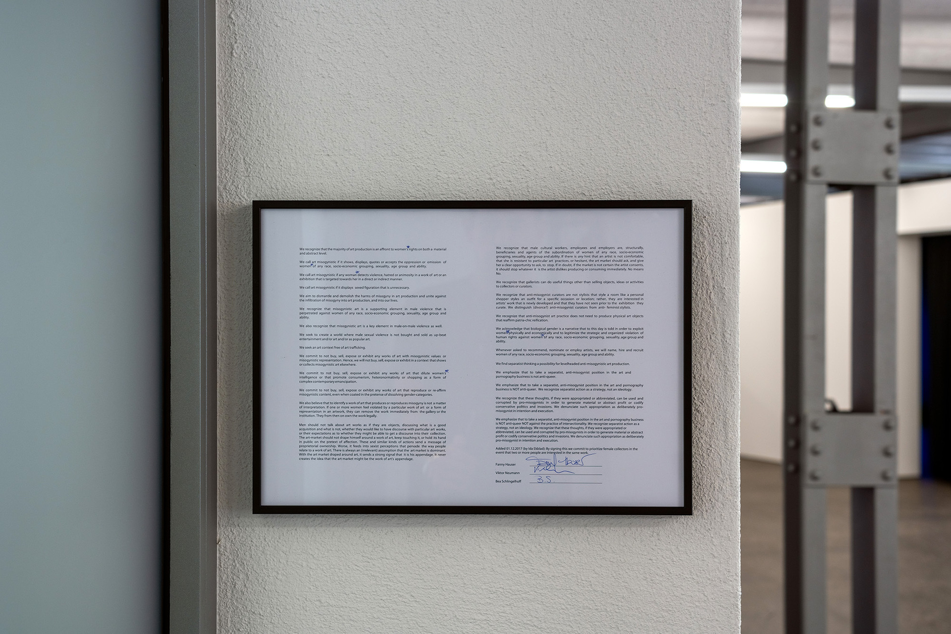 Bea Schlingelhoff, soft mime win (2020), installation view, Alte Fabrik, Rapperswil (CH) 2020. Courtesy the artist. Photo: Niklas Goldbach