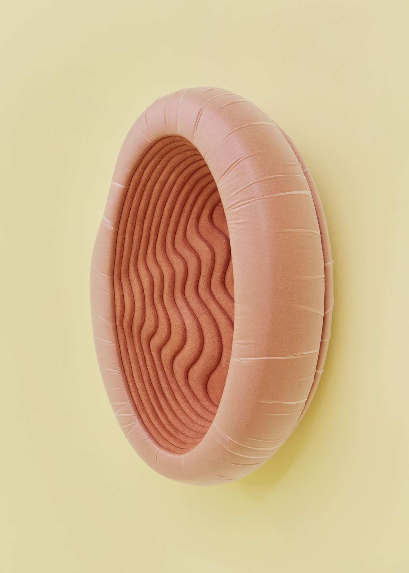 Grace Woodcock, 'SPH II', 2020, suedette, TPU, upholstery foam, pro and prebiotic powder and zinc oxide. 50.5 x 37.5 x 15 cm.