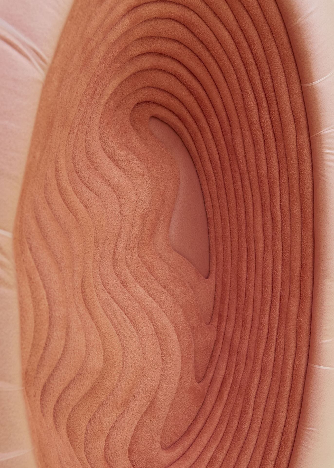 Grace Woodcock, 'SPH II', 2020, suedette, TPU, upholstery foam, pro and prebiotic powder and zinc oxide. 50.5 x 37.5 x 15 cm.