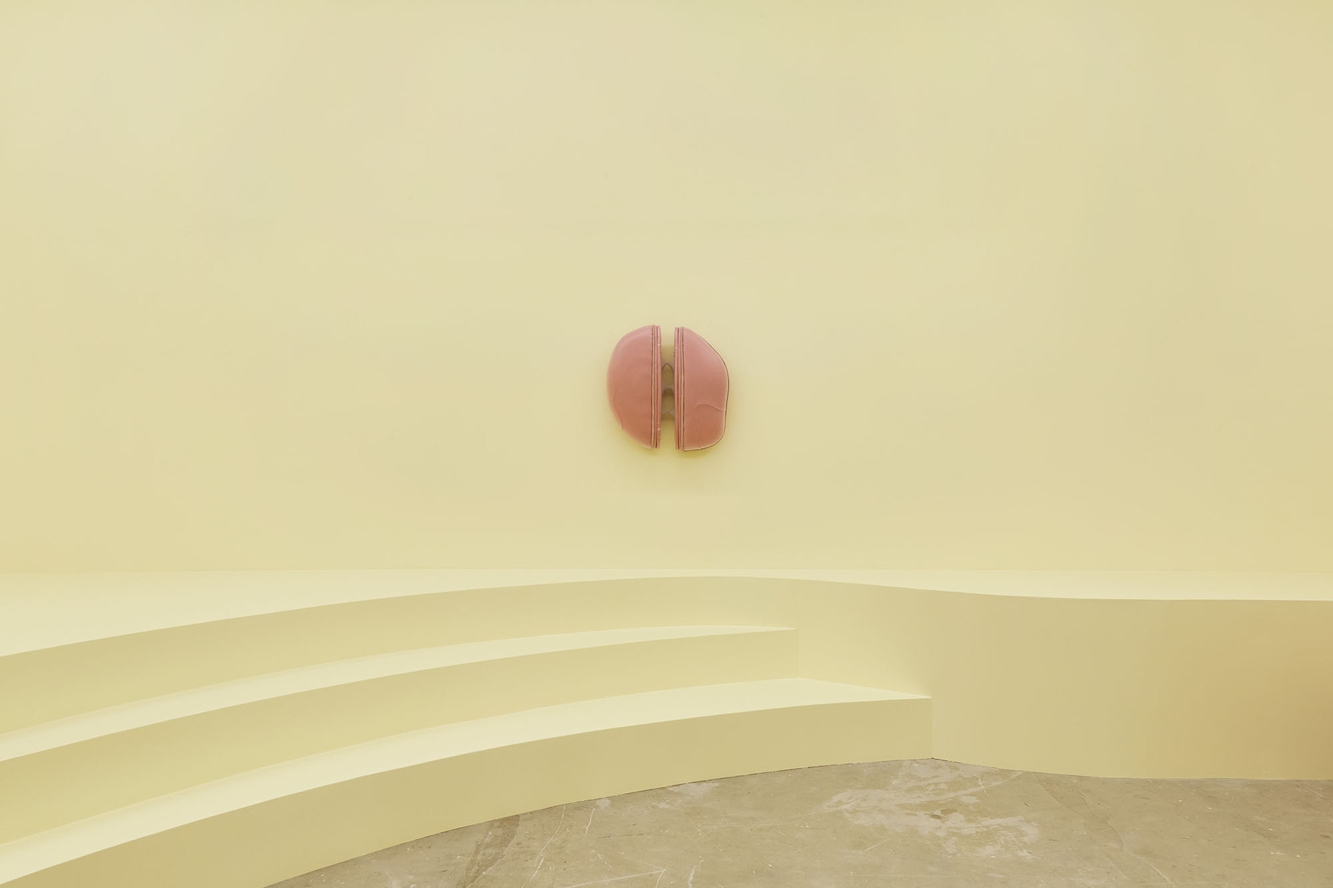 Grace Woodcock, 'Software for Feeling', 2020, suedette, TPU, upholstery foam, power mesh, cord, neodymium magnets, copper acupuncture needles, silicone, stainless steel bolts, pro and prebiotic powder, and zinc oxide. 60 x 62 x 15.5 cm.