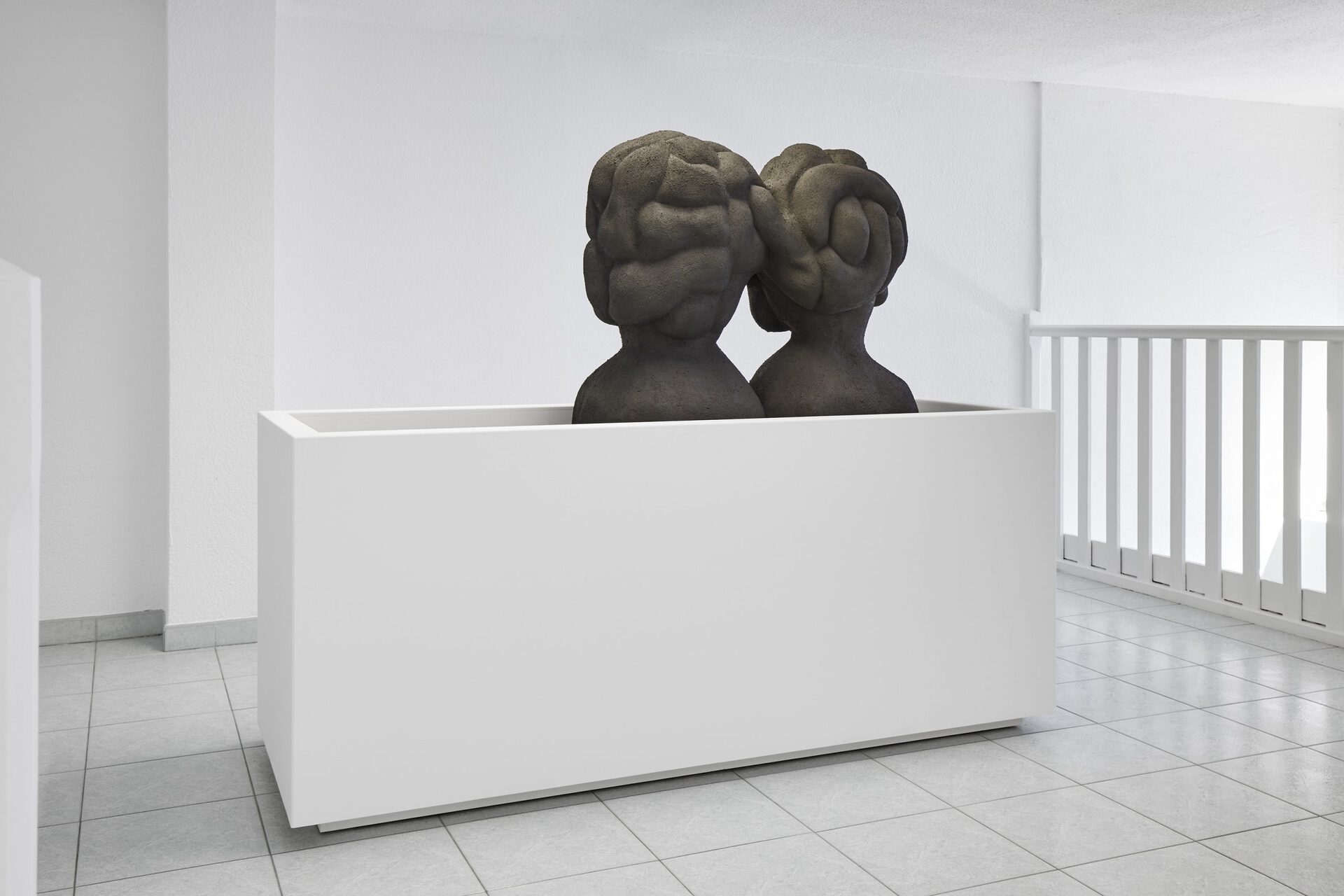 Hamish Pearch, Soup, 2020, MDF, polymerised gypsum, paint, commingled French and British sand,150x182x72 cm