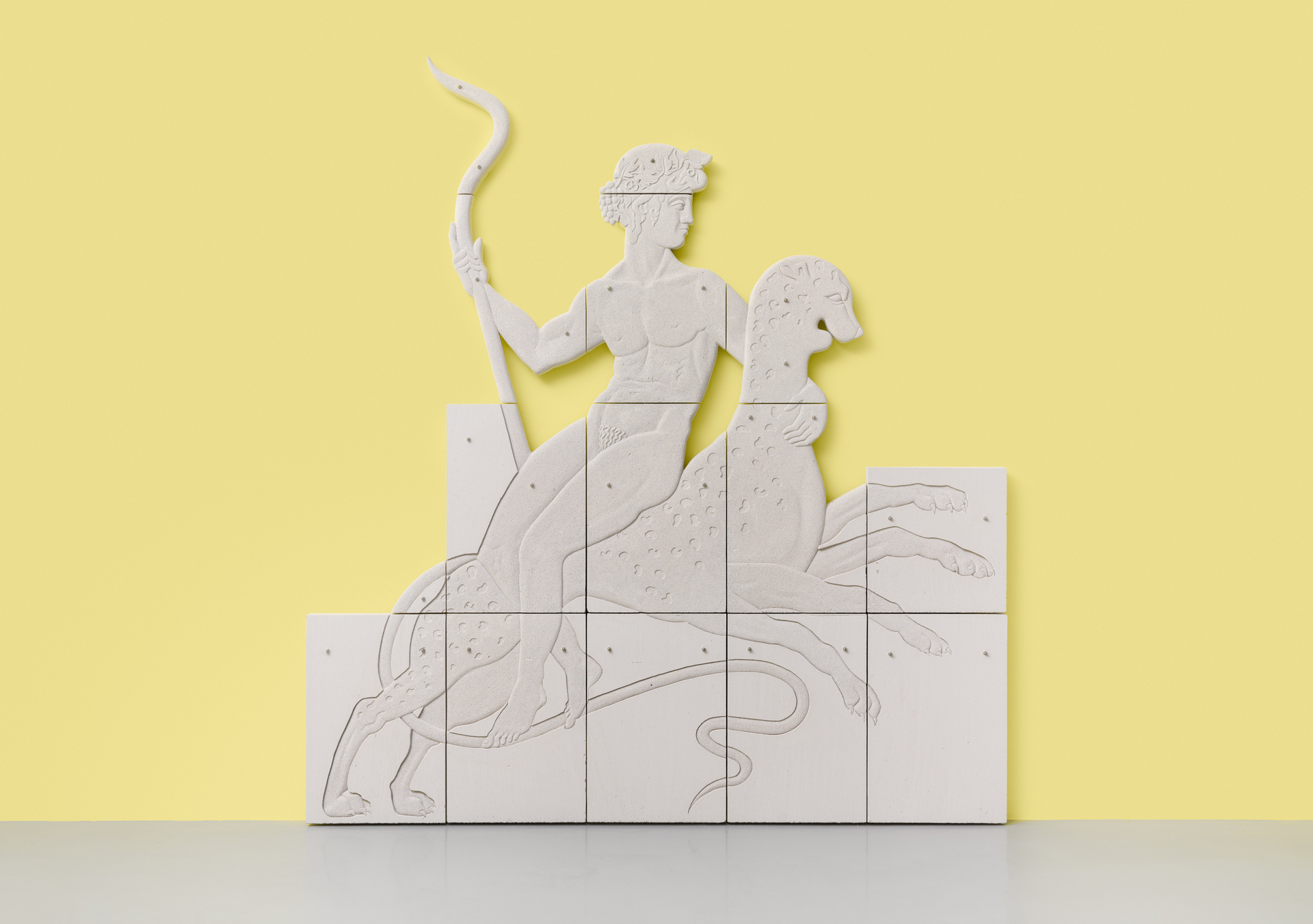House of Dionysus (I), 2020 Aerated concrete, steel bolts 202 x 201 x7 cm