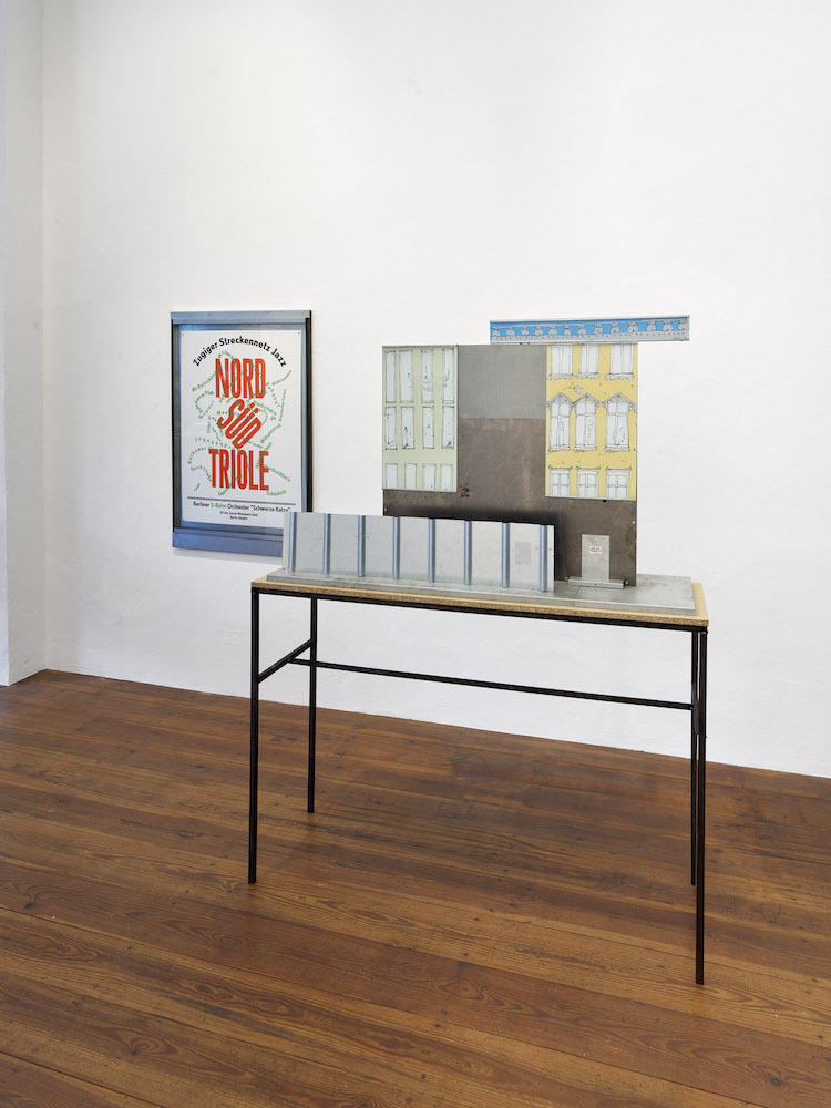 Wilhelm Klotzek, "Katzen udn Architektur", Installationview