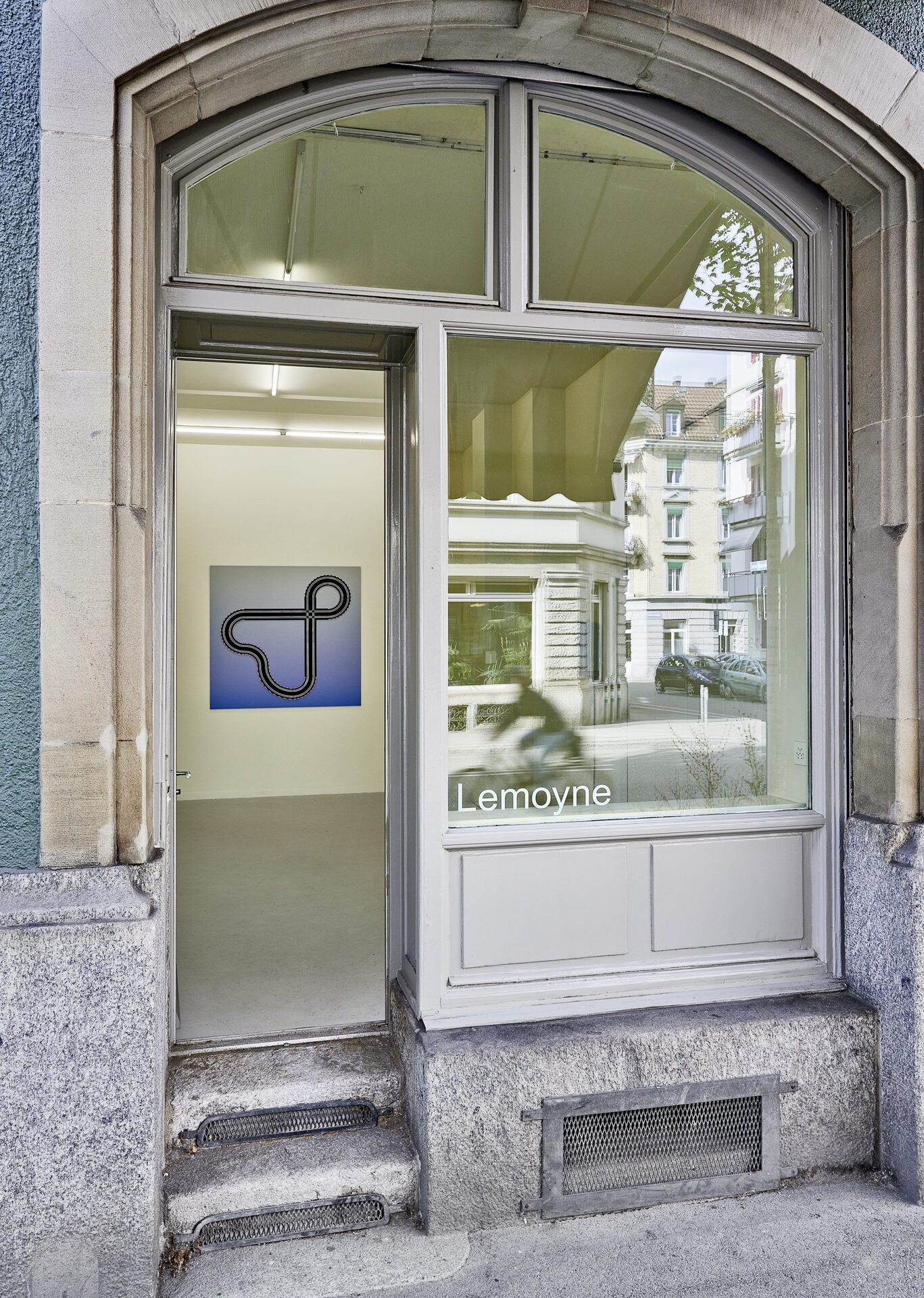 Malte Bartsch, 'Bottom Up', 2020, Installation View from Outside at Lemoyne, Zurich