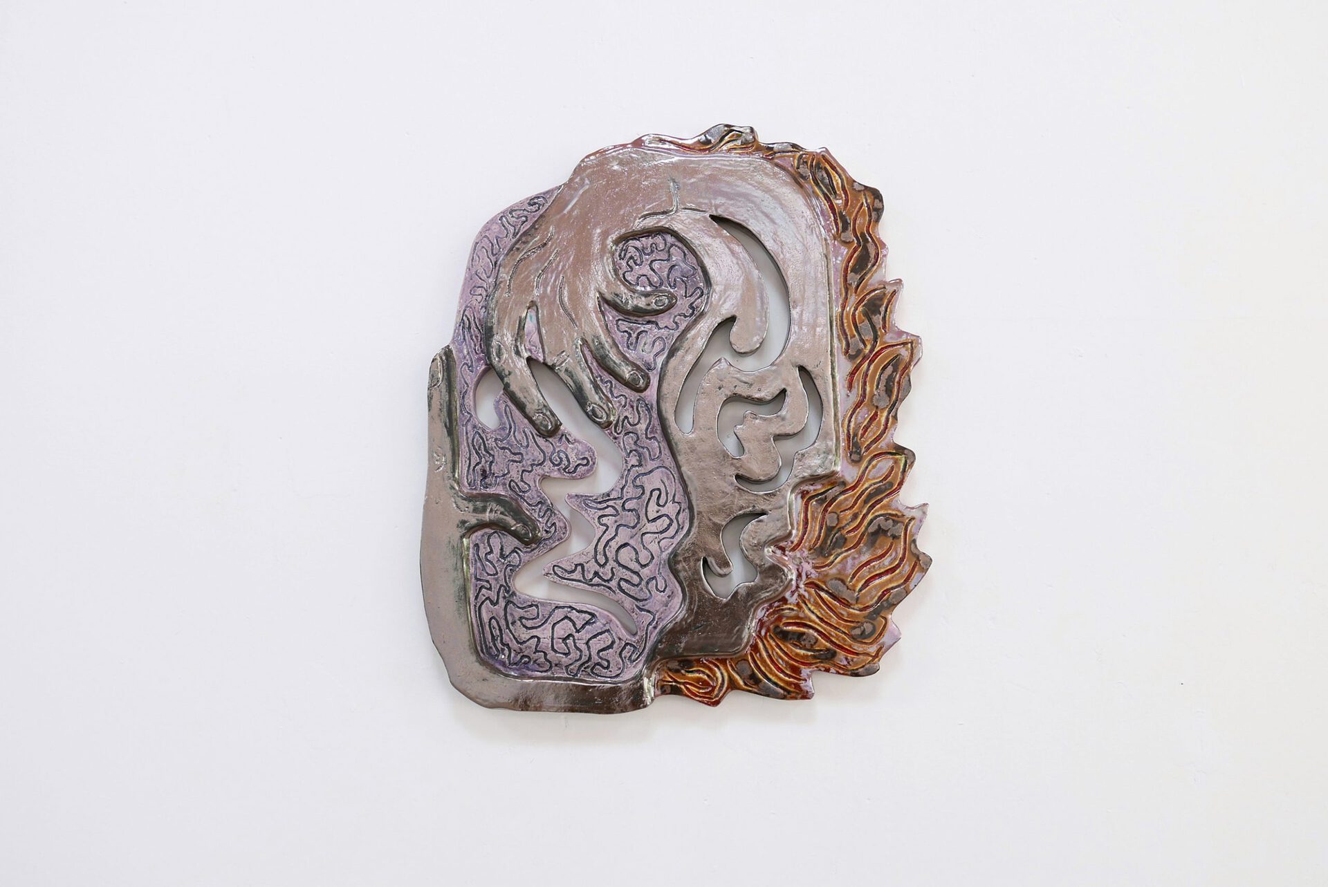 Monika Grabuschnigg, liquified desires, I speed so far, Galerie Stephanie Kelly, 2020, close up Fire, 2018