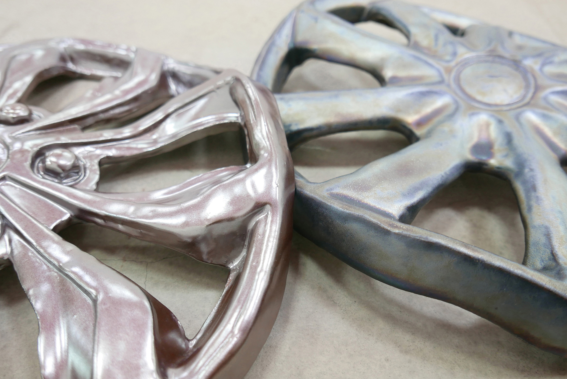 Monika Grabuschnigg, liquified desires, I speed so far, Galerie Stephanie Kelly, 2020, detail Crash (Simulation #3 & #7), 2019