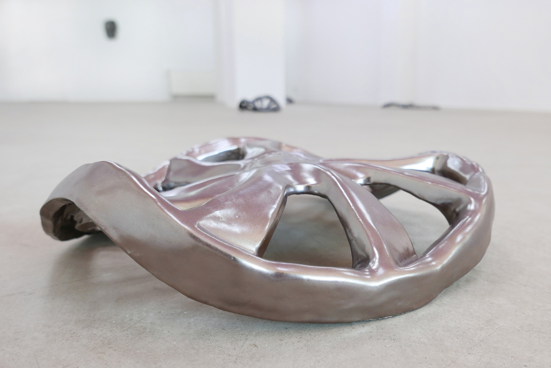 Monika Grabuschnigg, liquified desires, I speed so far, Galerie Stephanie Kelly, 2020, close up Crash (Simulation #4), 2019
