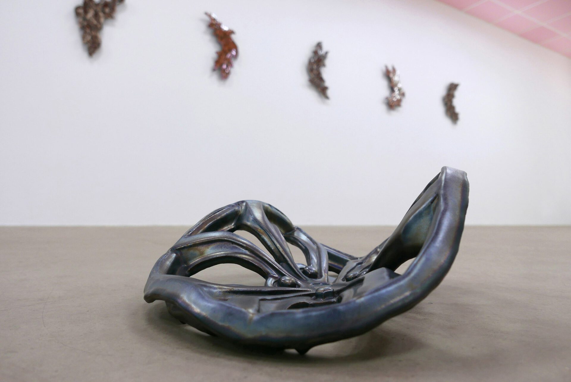 Monika Grabuschnigg, liquified desires, I speed so far, Galerie Stephanie Kelly, 2020, close up Crash (Simulation #5), 2019