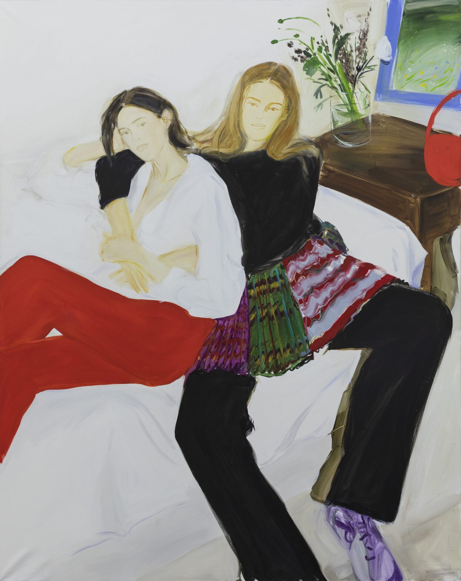 Daria Gitmanovich, Never let you go, 2020, Oil on canvas, 190 x 150 cm