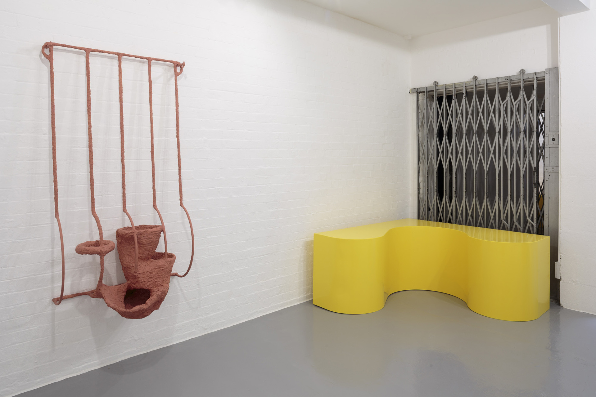 Olivia Bax, Off Grid, 2020, Installation View at Standpoint Gallery, London