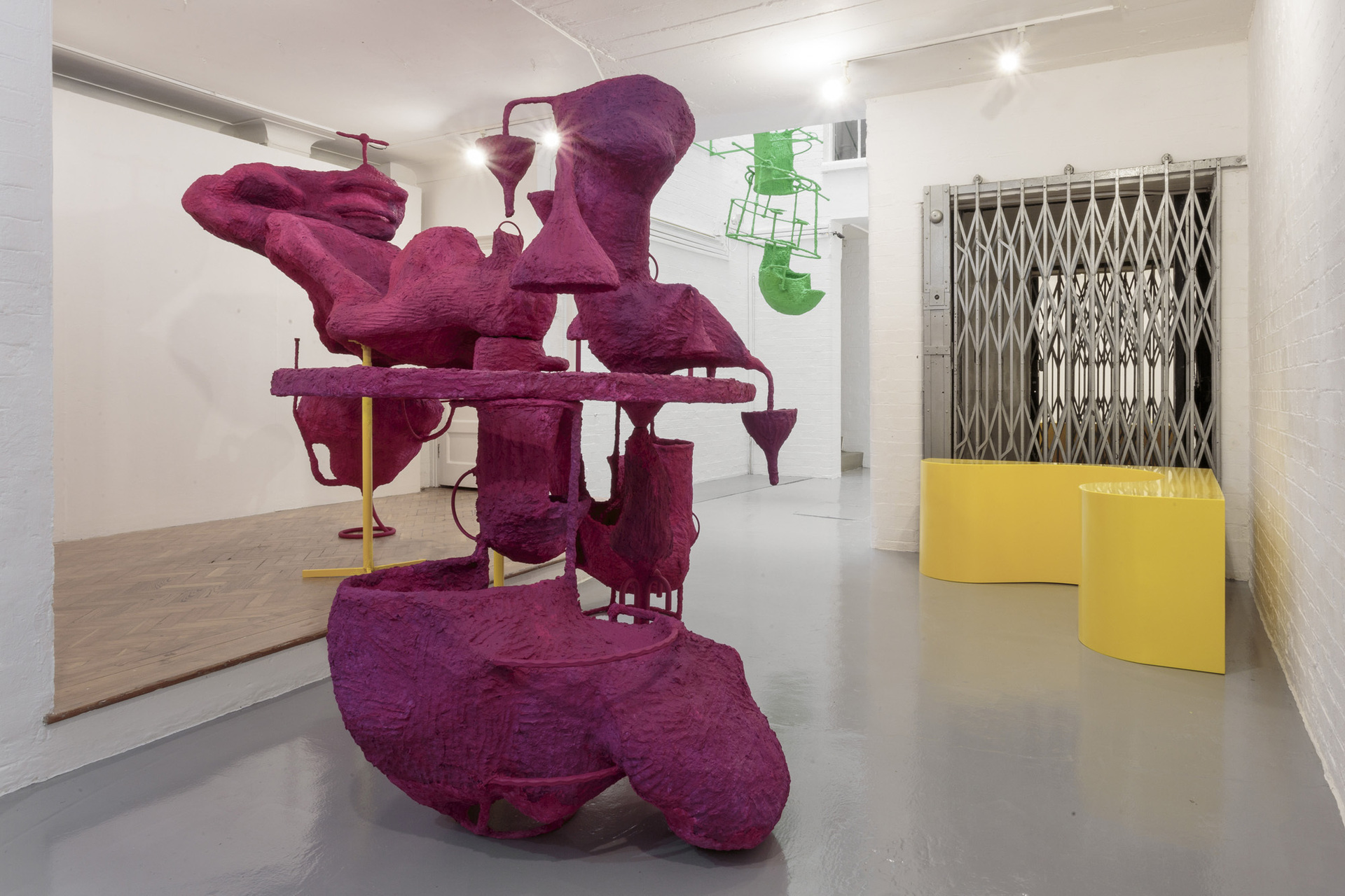 Olivia Bax, Off Grid, 2020, Installation View at Standpoint Gallery, London