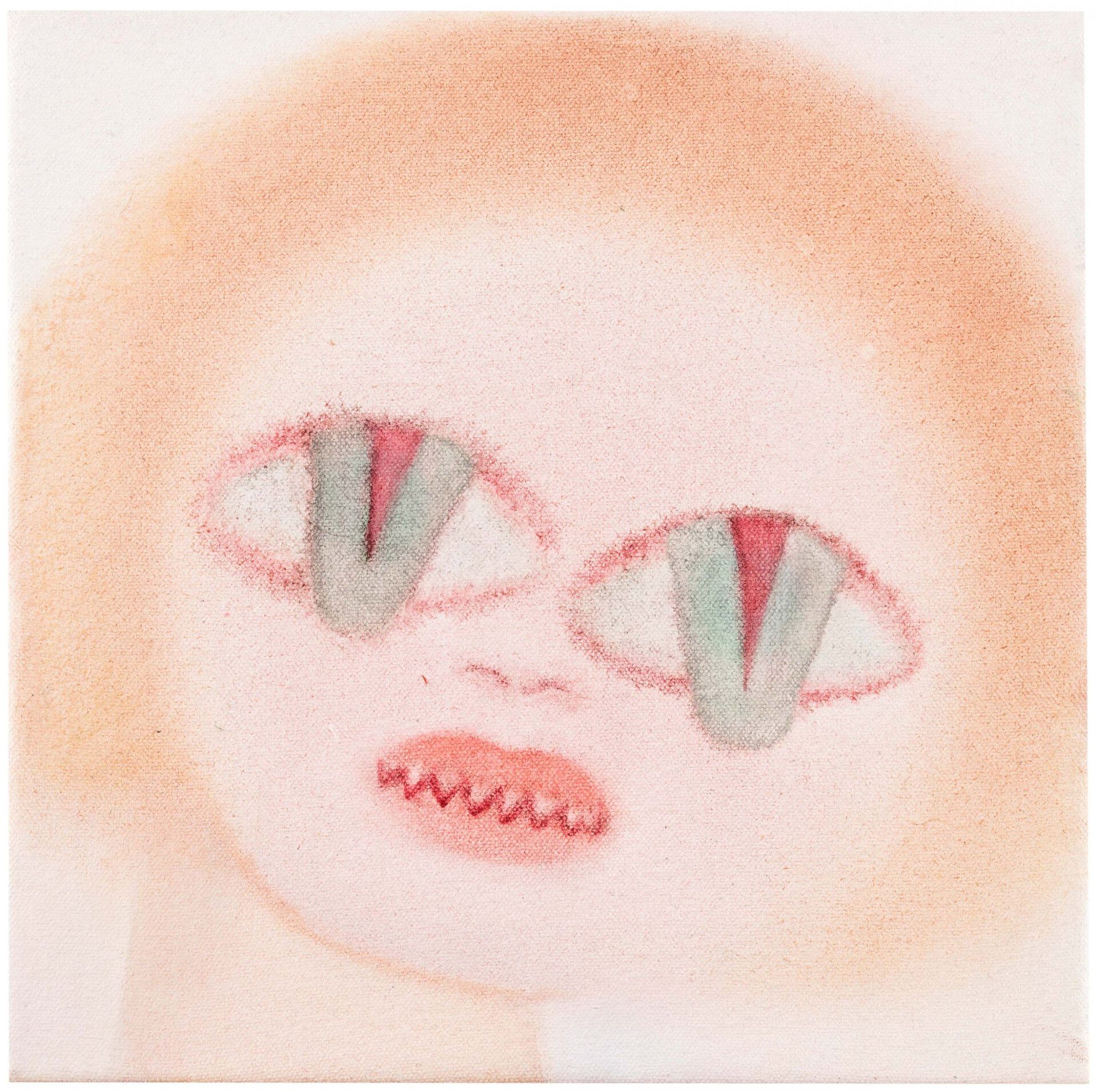 Mari Sunna, Dora, 2020, oil on canvas, 25 x 25 cm