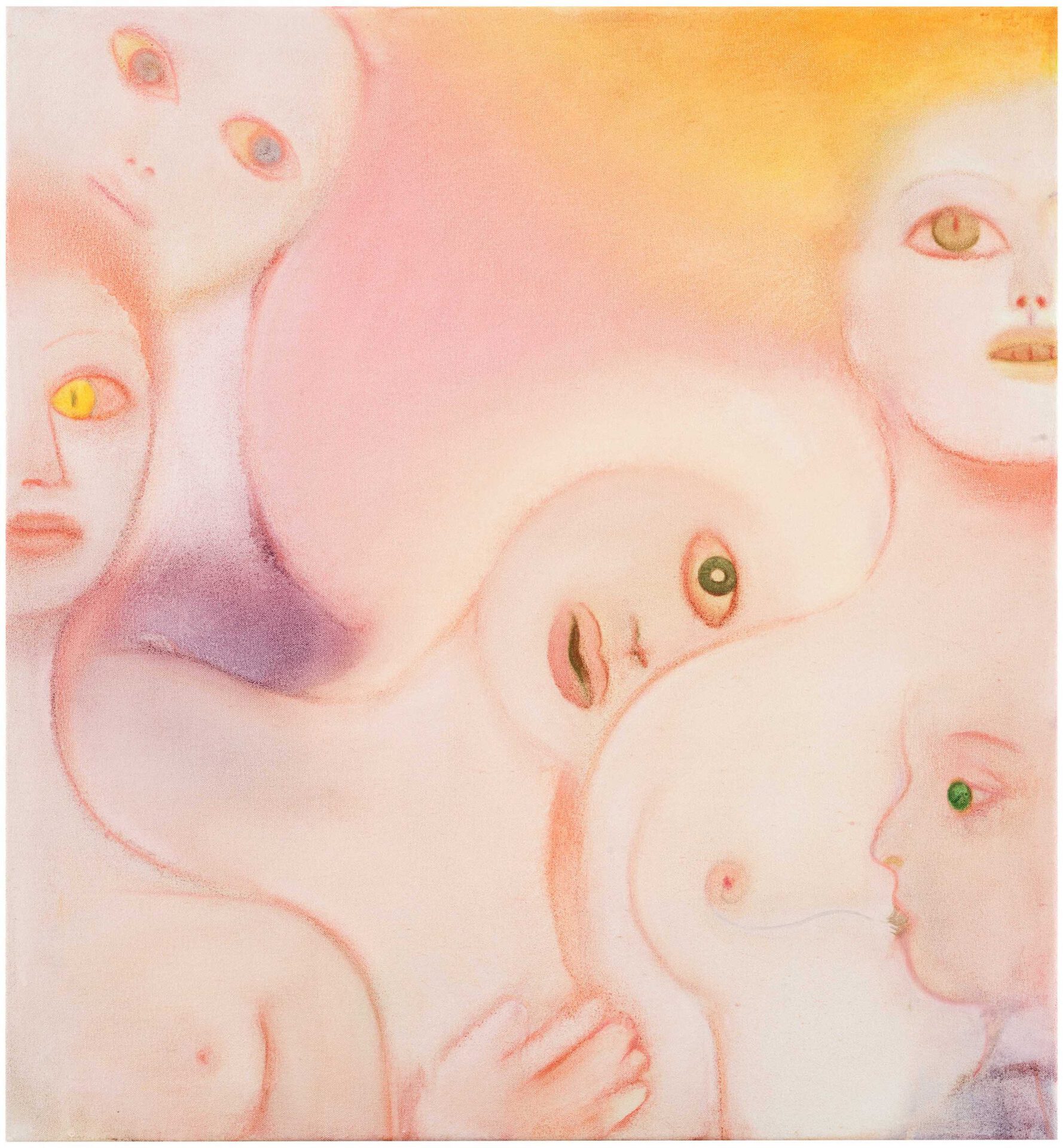 Mari Sunna, Share, 2020, oil on canvas, 70 x 66 cm