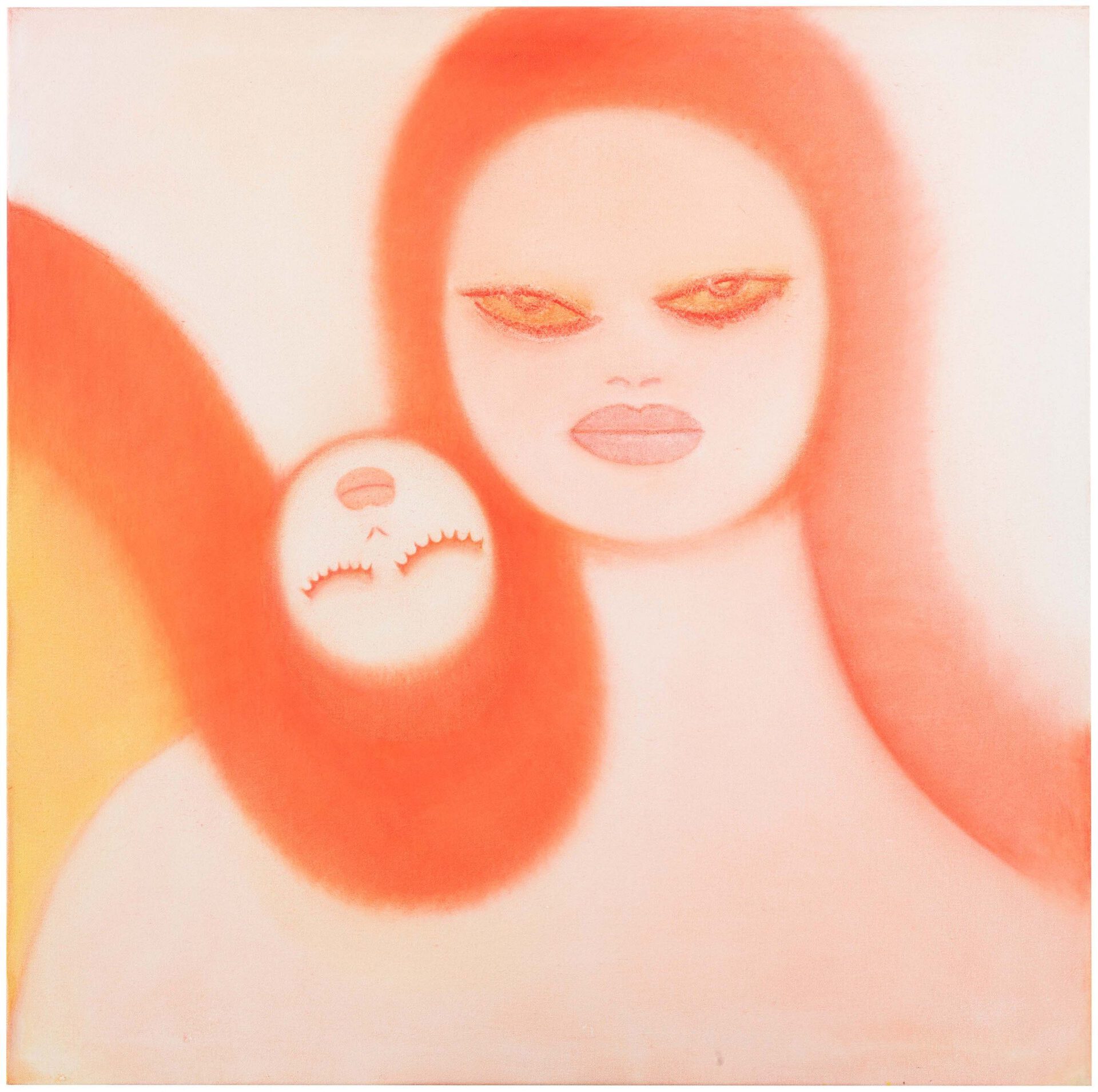 Mari Sunna, wolt, 2020, oil on canvas, 80 x 80 cm
