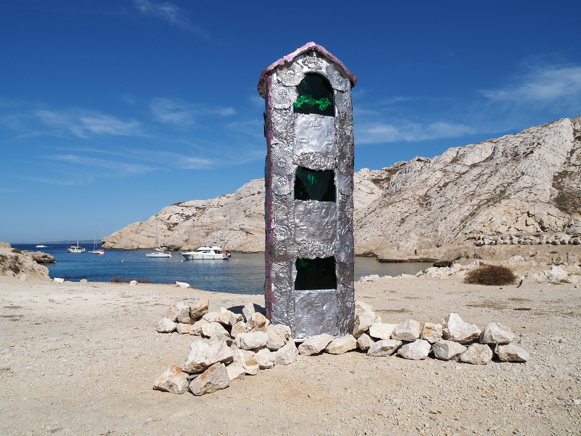 Jean-Baptiste Janisset, Sourire aux anges du Frioul, hut for child, lead, H330 W400 D400