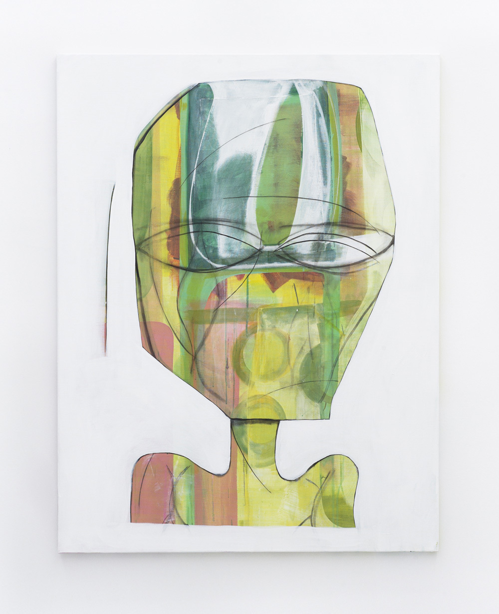 Tom Król, SV & Mo, acrylic, acrylic laquer, oil, gouache, linen on canvas, 130 x 100 cm, 2020