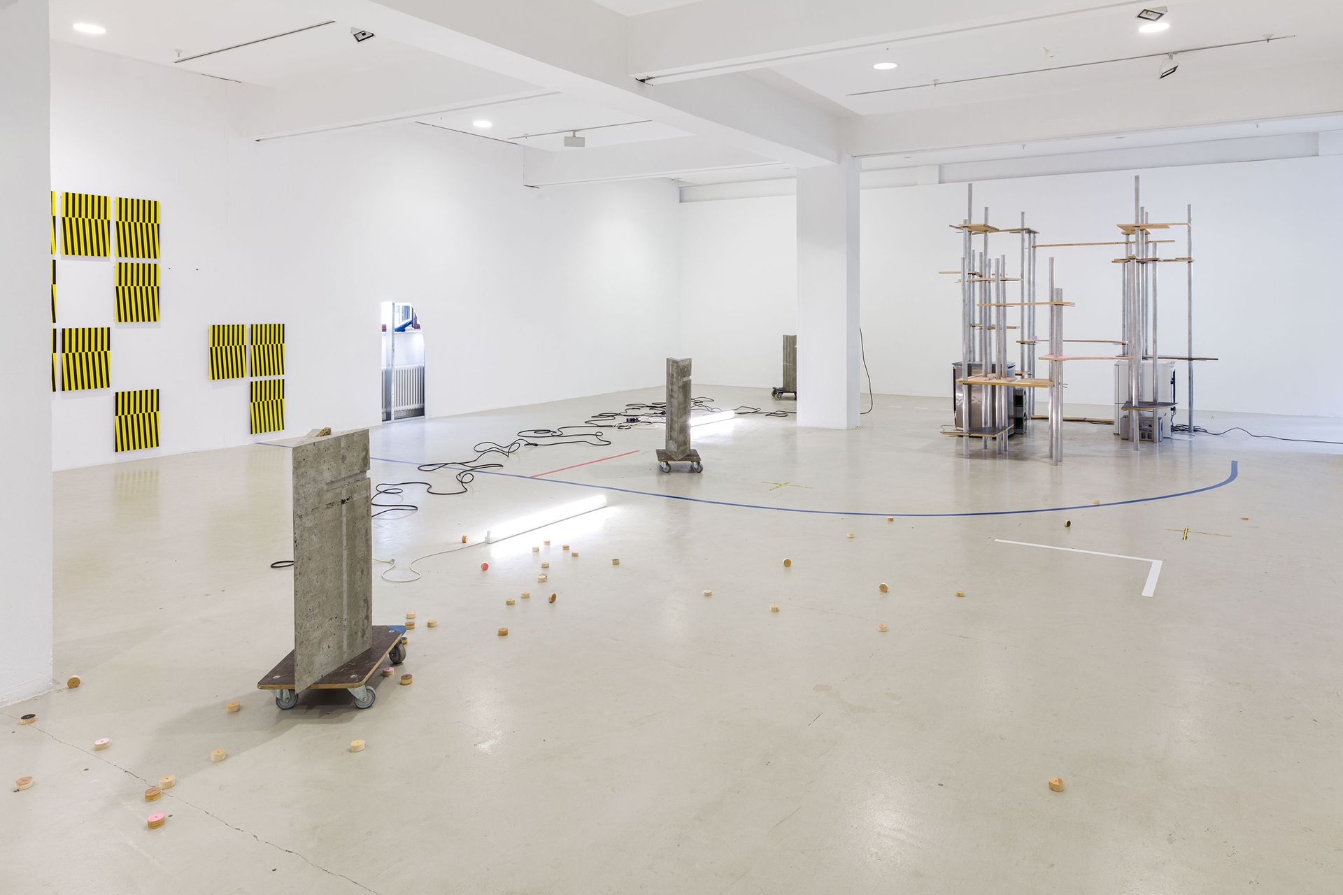 Stephan Engelke, Sven Fritz, Jonas Maas, Markus Zimmermann, Process Picture, Installation View