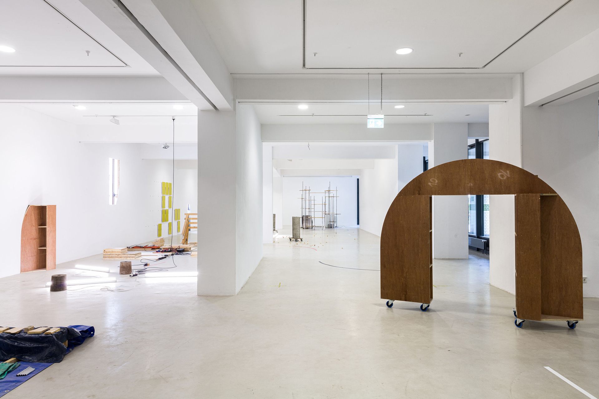 Stephan Engelke, Sven Fritz, Jonas Maas, Markus Zimmermann, Process Picture, Installation View