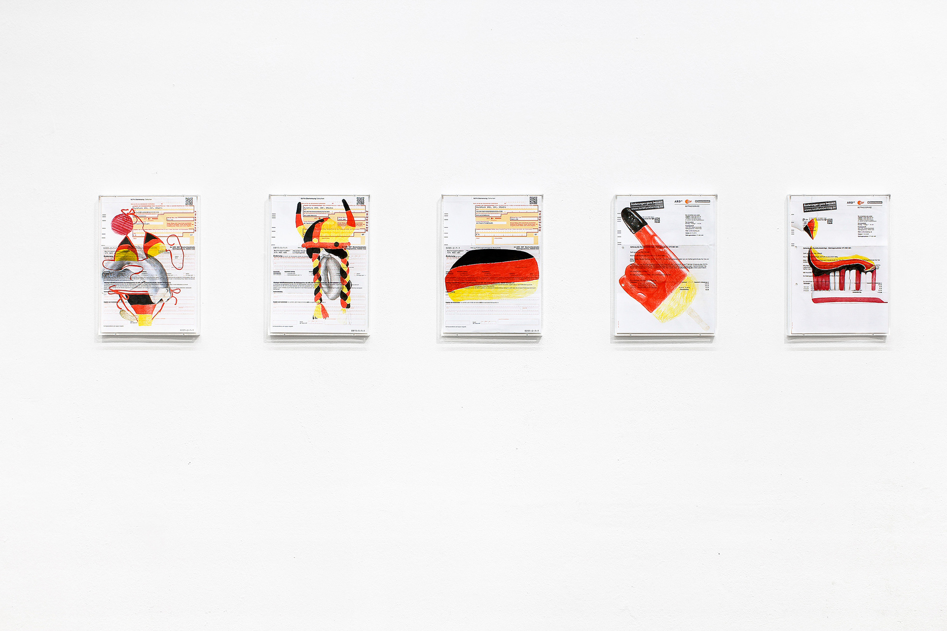 Alex Wissel, Land der Ideen, 2020, Exhibition view, Conradi