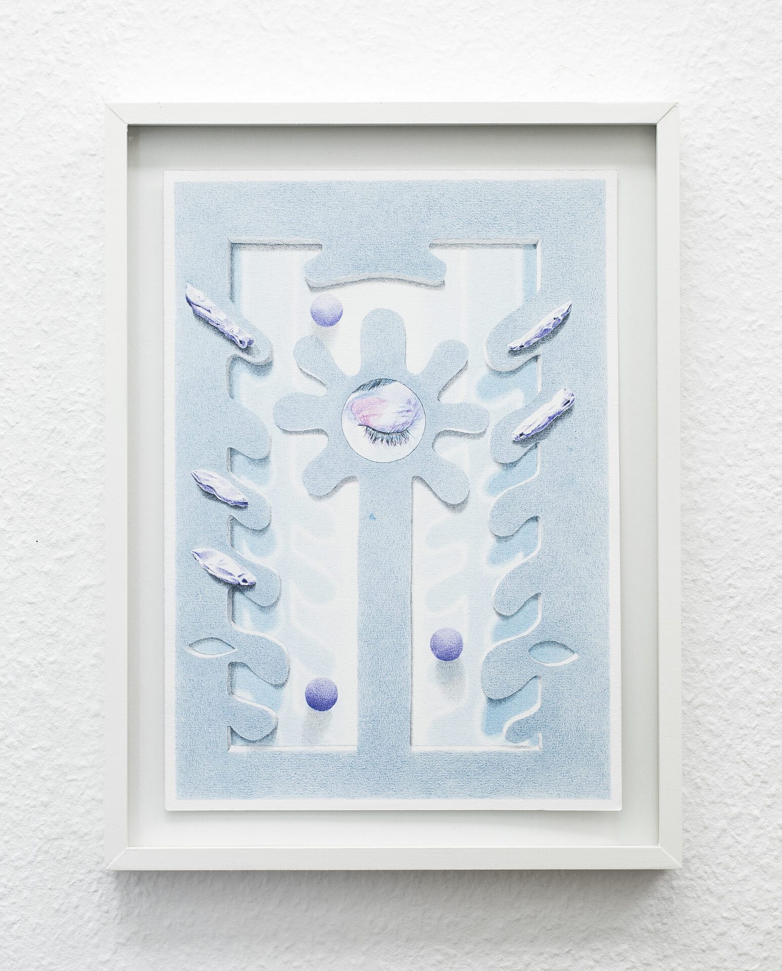 Ellande Jaureguiberry, Bliss VII, 2020, color pencils on paper, 21x30cm (8.2x11.8 inches)