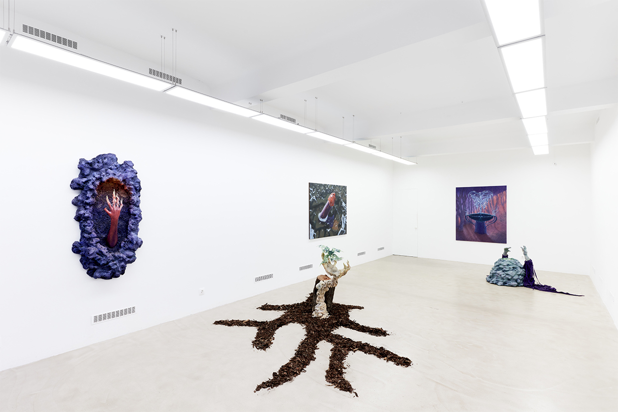 Ádám Horváth - Fingerprints Are Blown By The Wind Towards A Sacred Land, Installation view, 2020