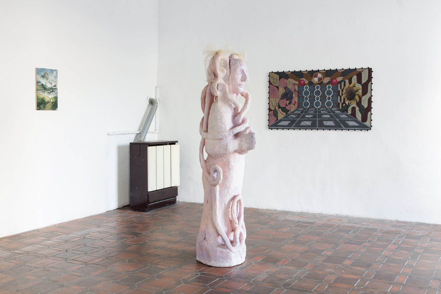 »Fioretti« curated by Yves-Michele Sass, 2020, installation view, GOMO, Vienna