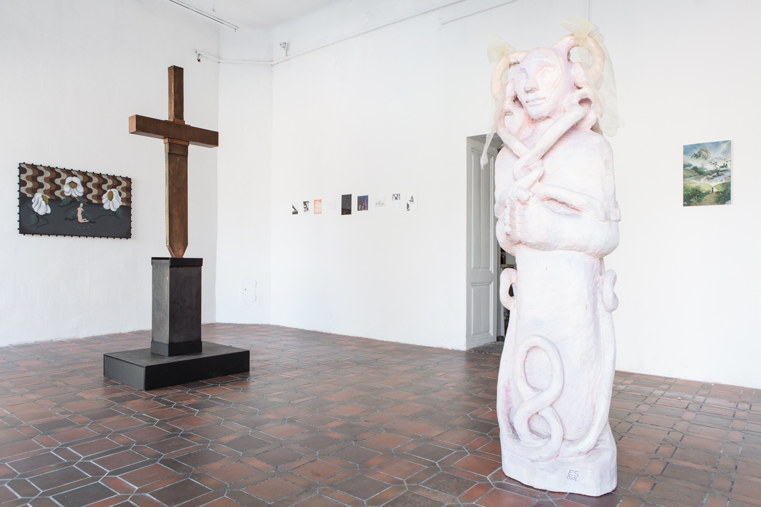 »Fioretti« curated by Yves-Michele Sass, 2020, installation view, GOMO, Vienna