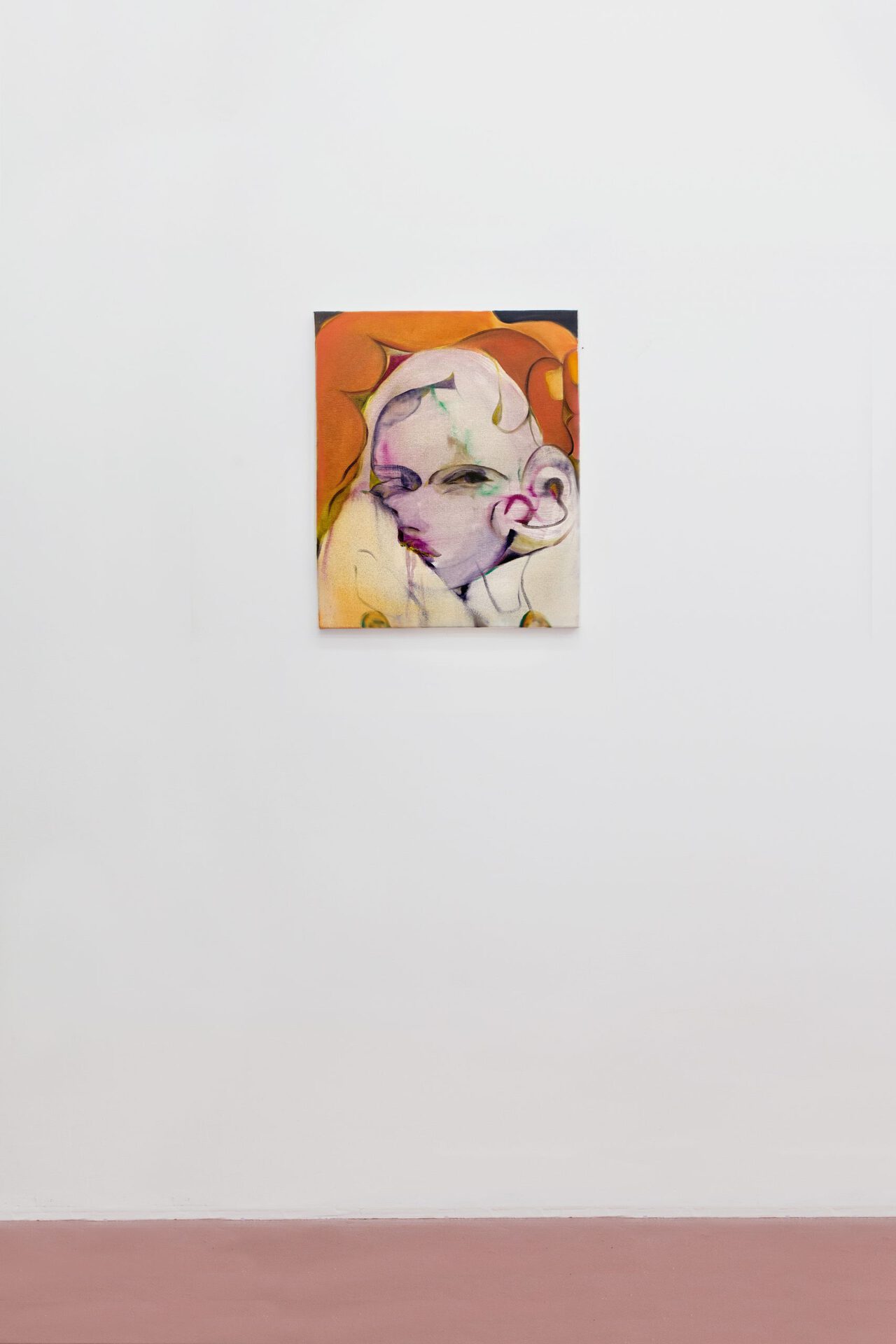 Julia Trybala, Spit, 2020, Oil on canvas, 41 x 51cm.