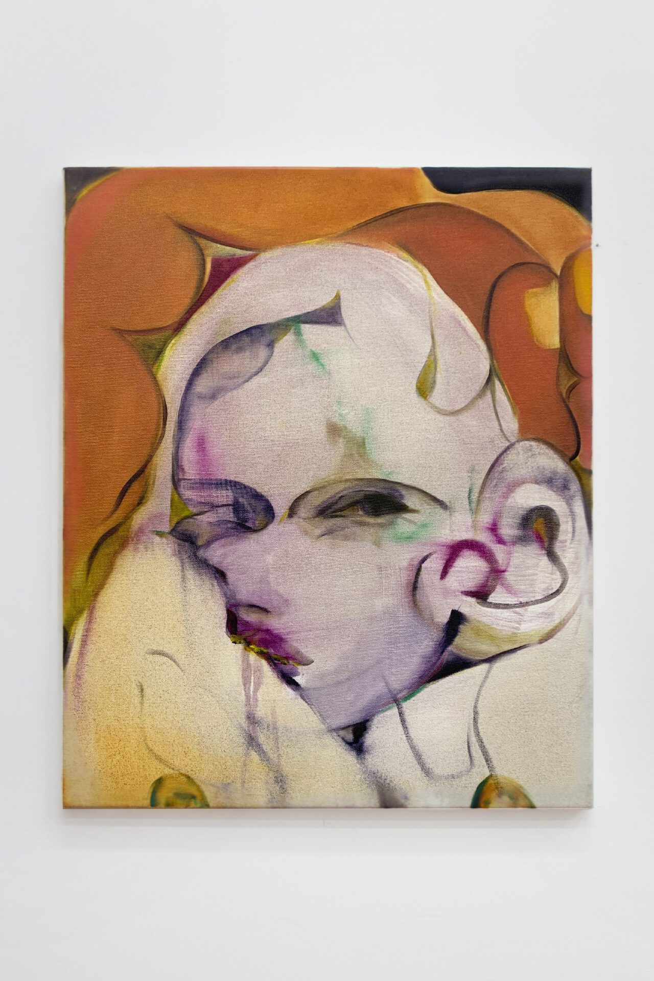 Julia Trybala, Spit, 2020, Oil on canvas, 41 x 51cm.