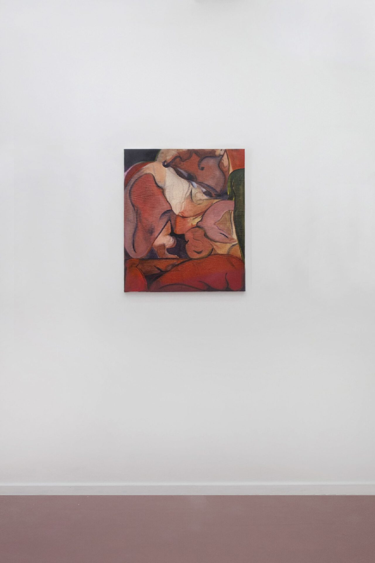 Julia Trybala, Cry Baby, 2020, Oil on canvas, 42 x 51cm.