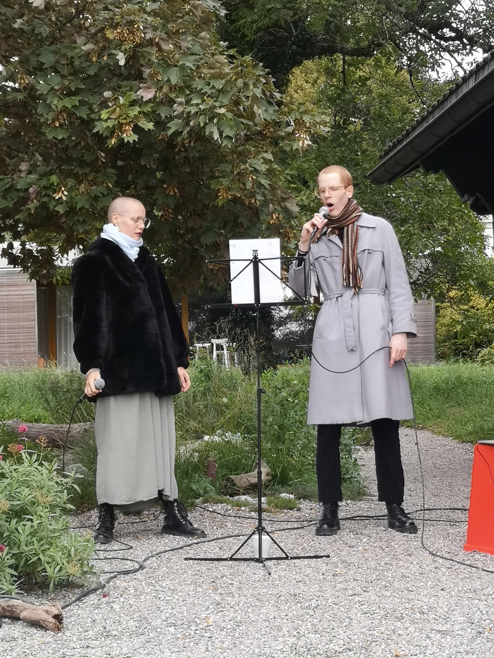 Rose and Mathilde, concert (2020), Photo: Elise Lammer