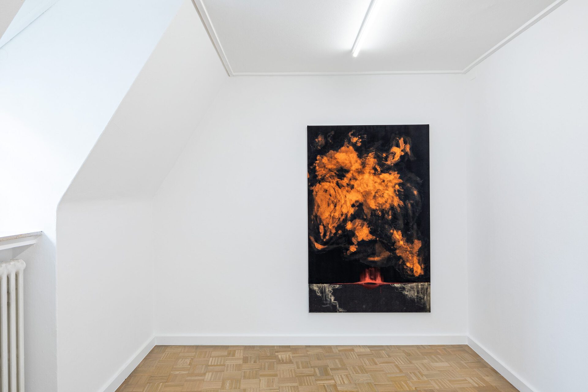 Leda Bourgogne Obsidian Mouth,2019 Ausstellungsansicht / Exhibition view THE IMMANENT HORIZON Kunstverein Bielefeld, 2020 Photo: Fred Dott