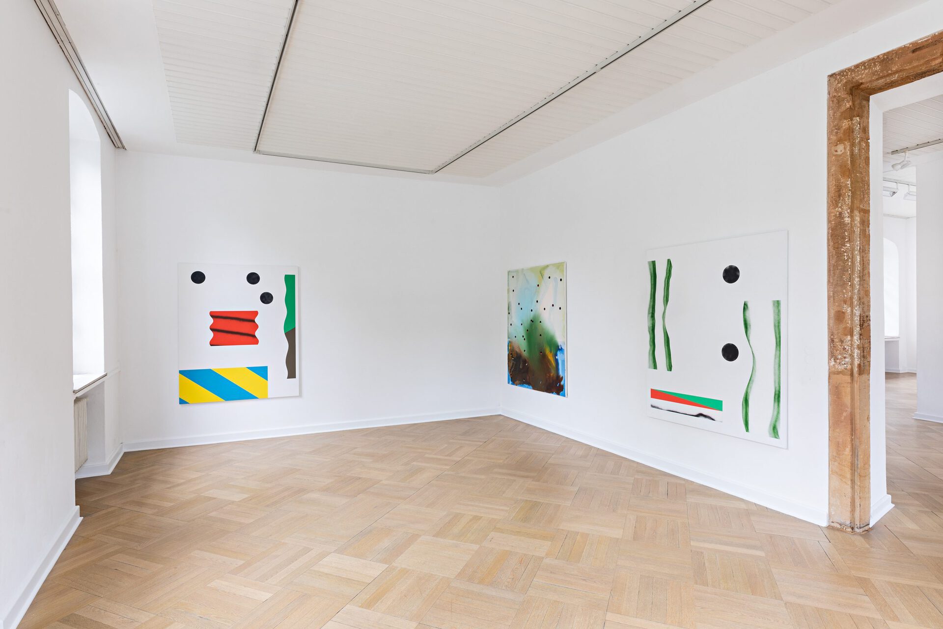 Samuel Richardot  Lolalo, 2020  Bora, 2019 Asphalte, 2020 THE IMMANENT HORIZON Kunstverein Bielefeld, 2020 Photo: Fred Dott
