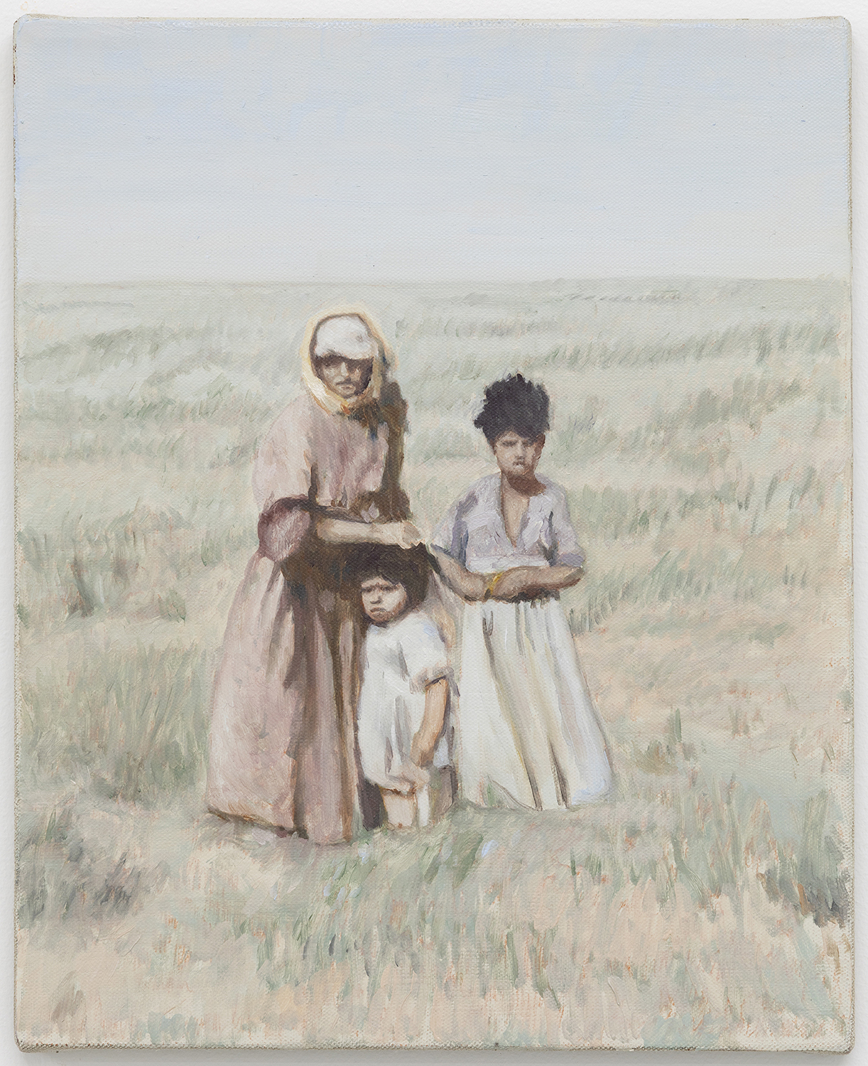 Johannes Sivertsen, Family, 2020, oil on canvas, 33 x 27 cm