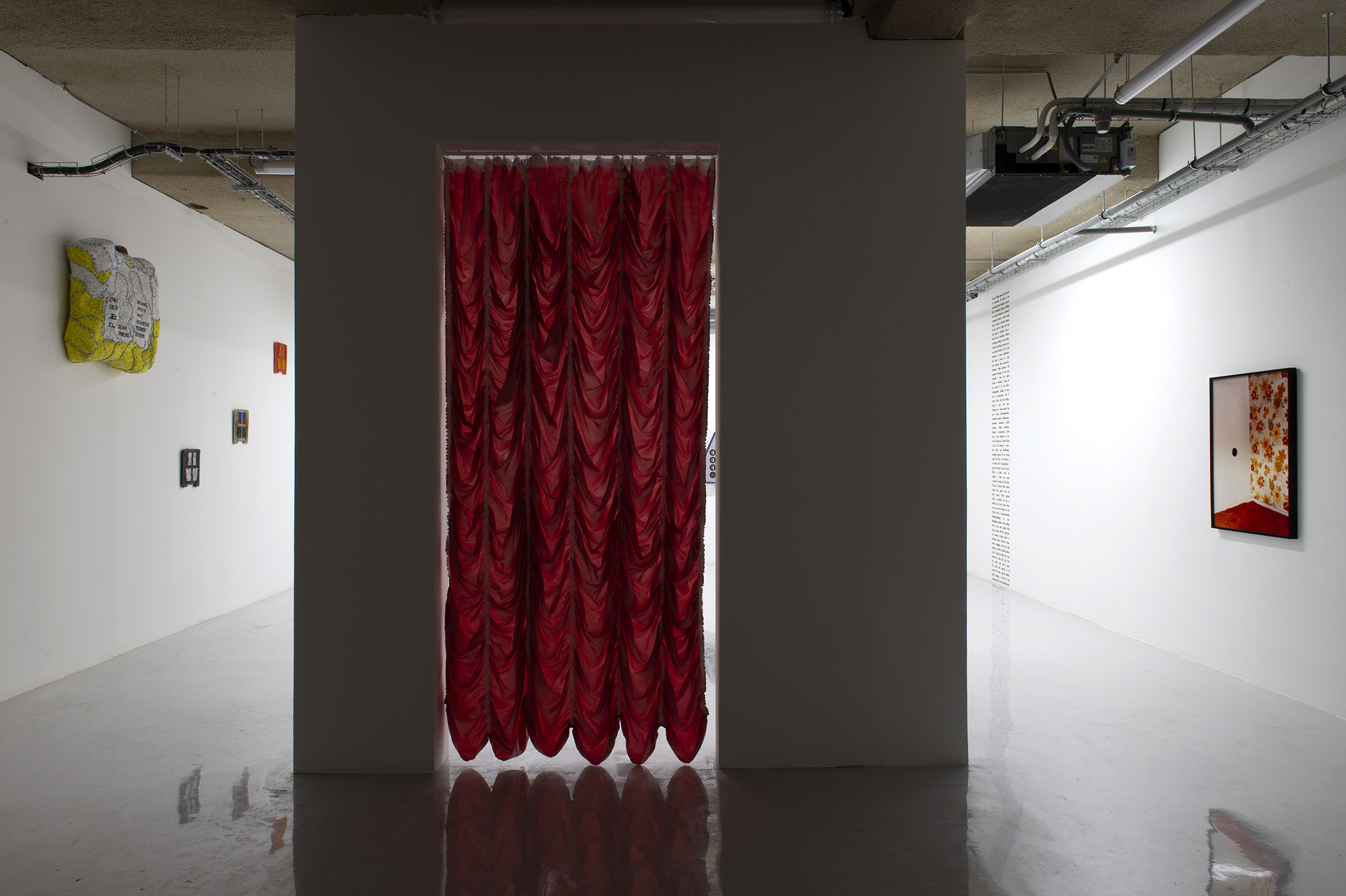 Installation view of This margin will be your vantage point