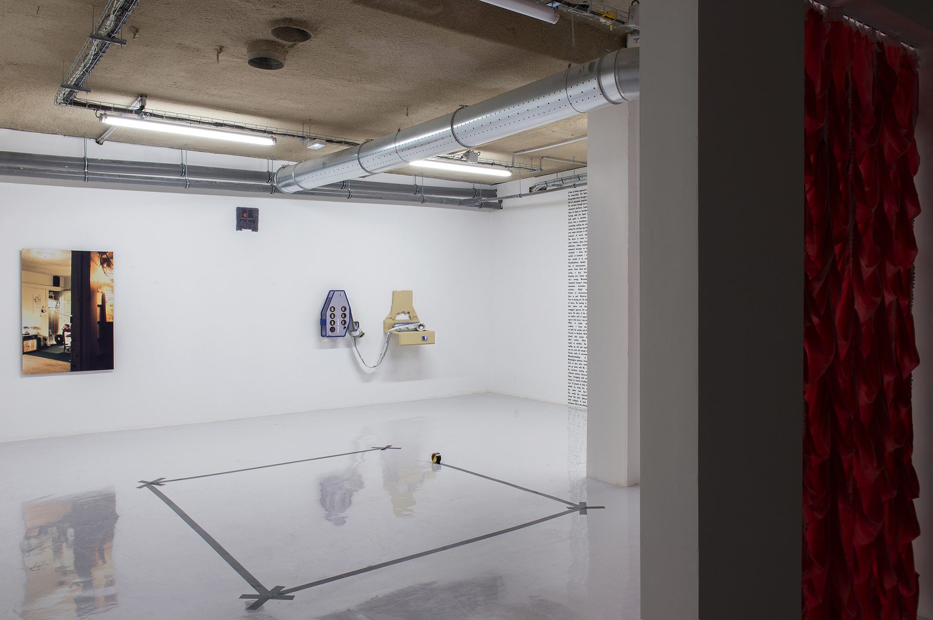 Installation view of This margin will be your vantage point, 2020_ 1