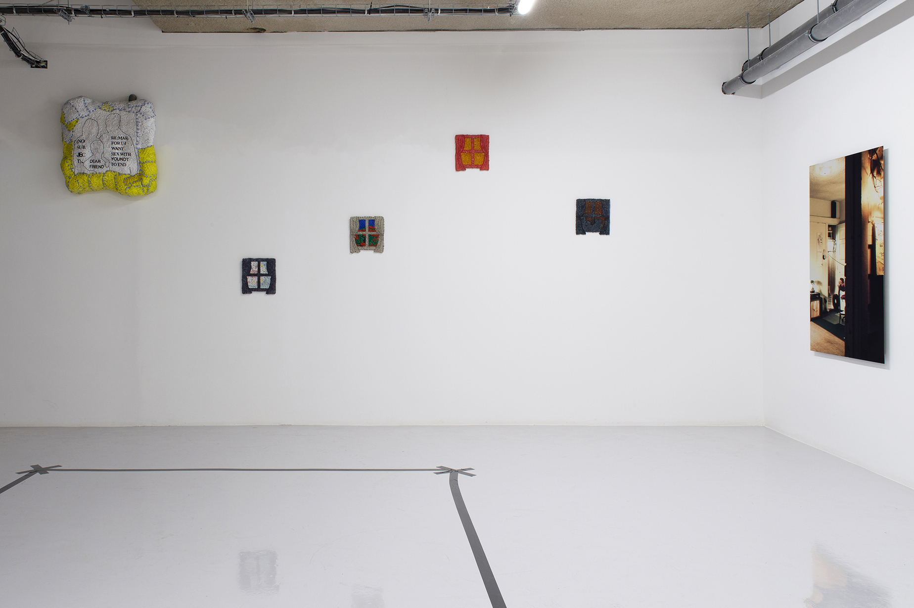 Installation view of This margin will be your vantage point, 2020_ 2