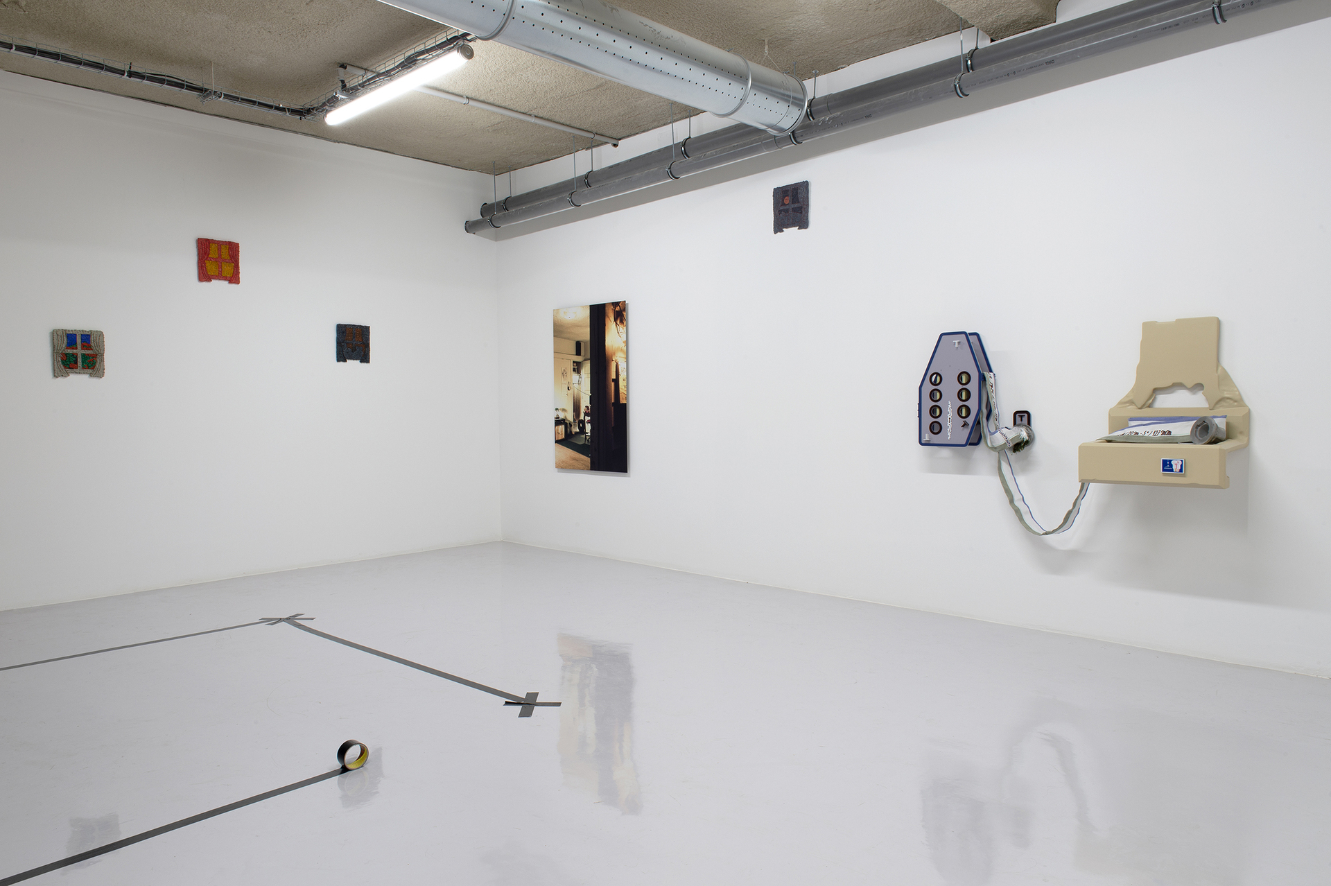 Installation view of This margin will be your vantage point, 2020_3