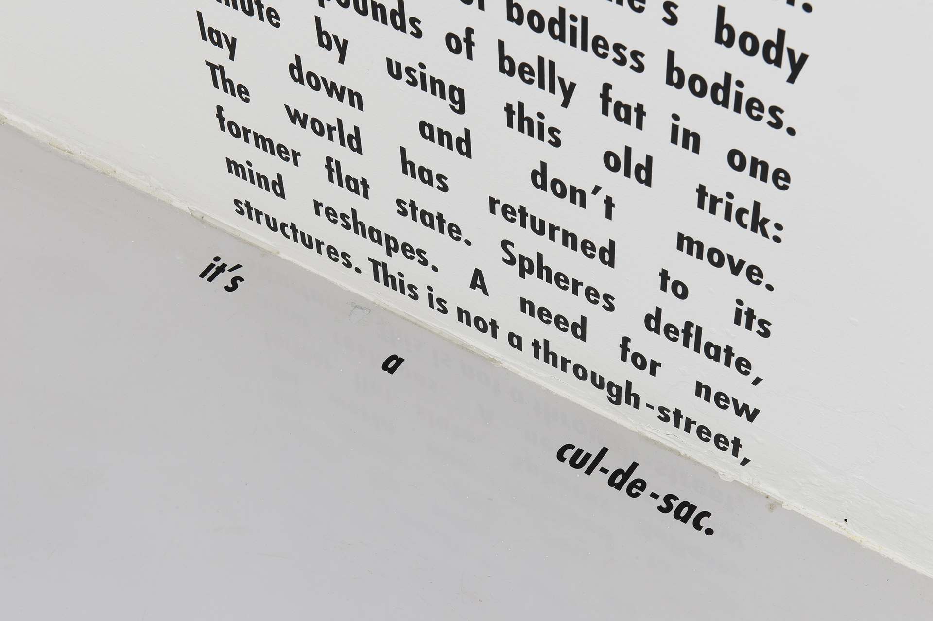 Hanne Lippard, Good to talk, 2011, vinyl