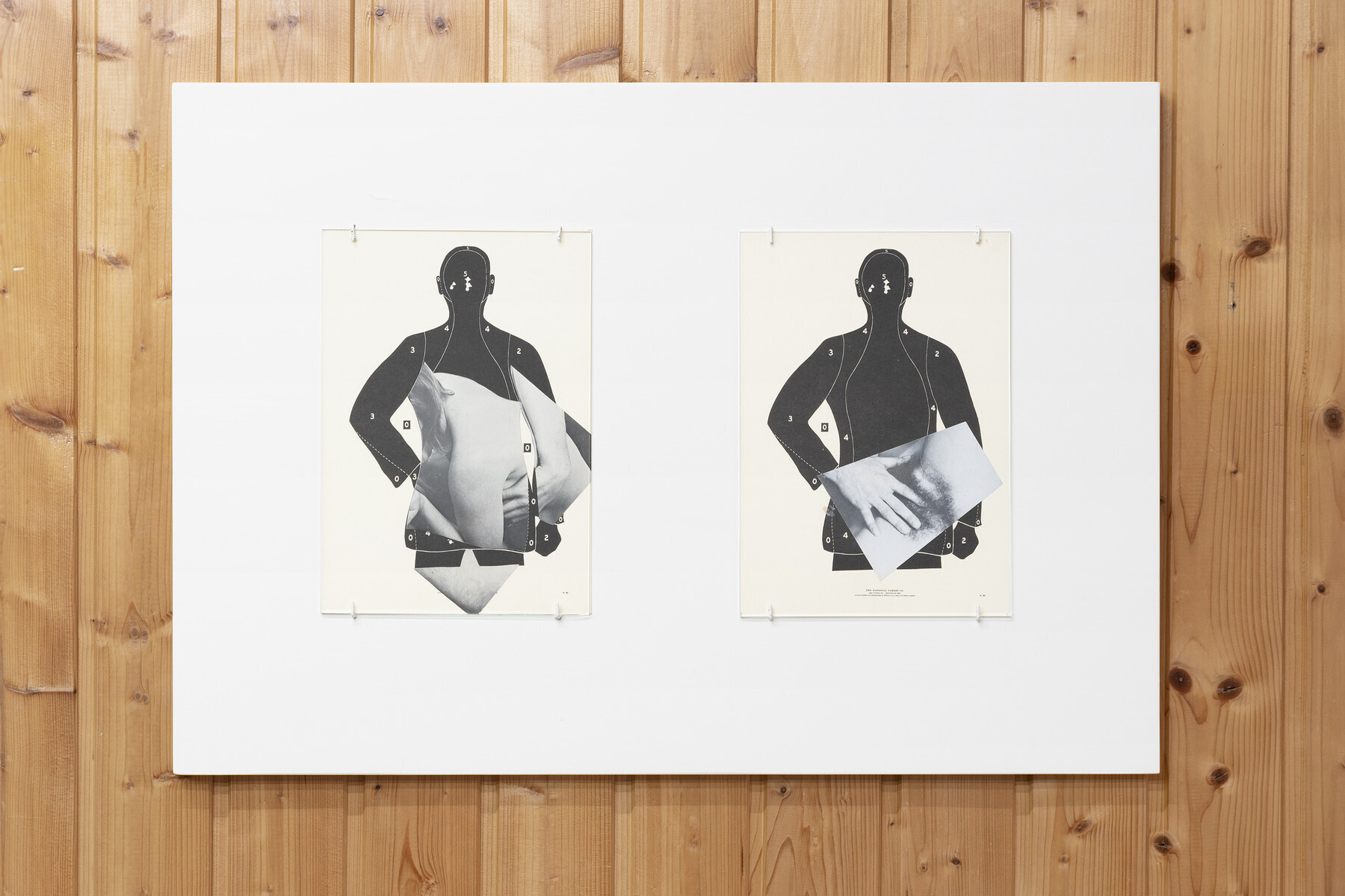 Anne Doran: Untitled, 1990. Collage, 24.8 x 17.1 cm each. Courtesy New Discretions, New York